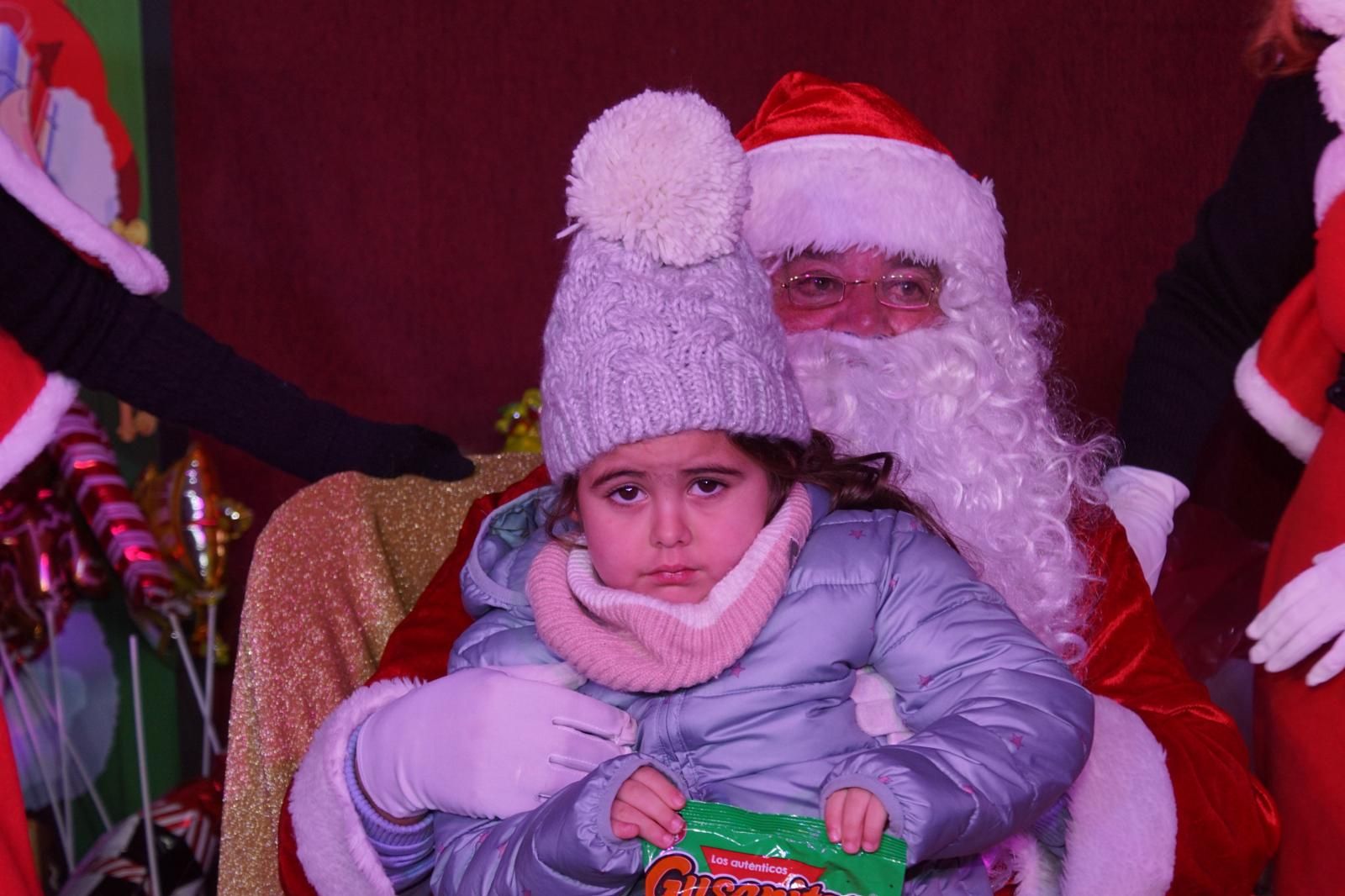 El Encinar recibe la visita de Papa Noel