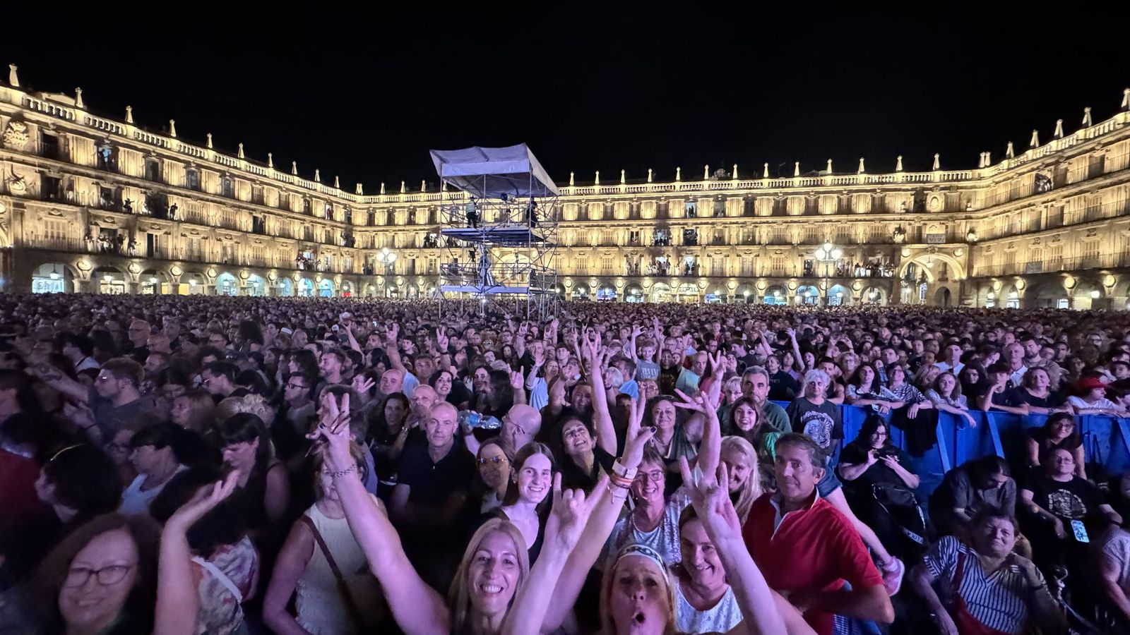 Concierto de Europe en la Plaza Mayor