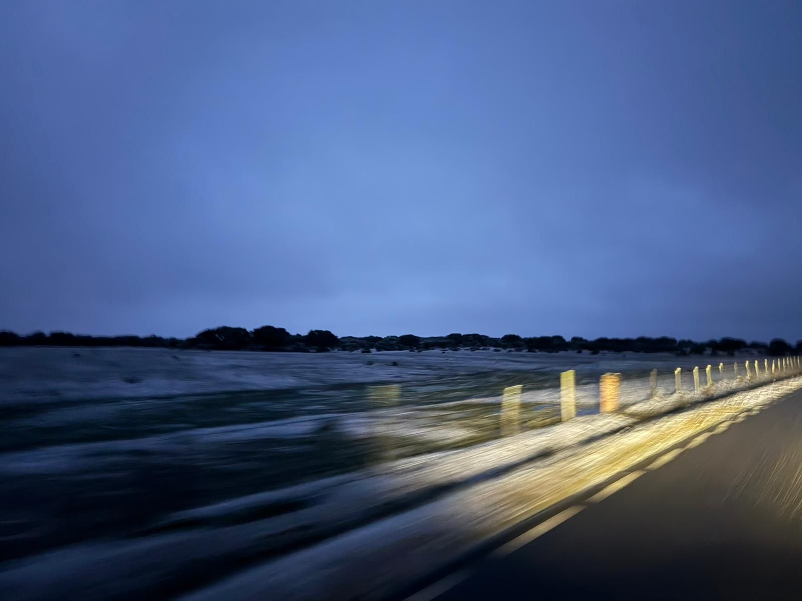 Caen los primeros copos de nieve