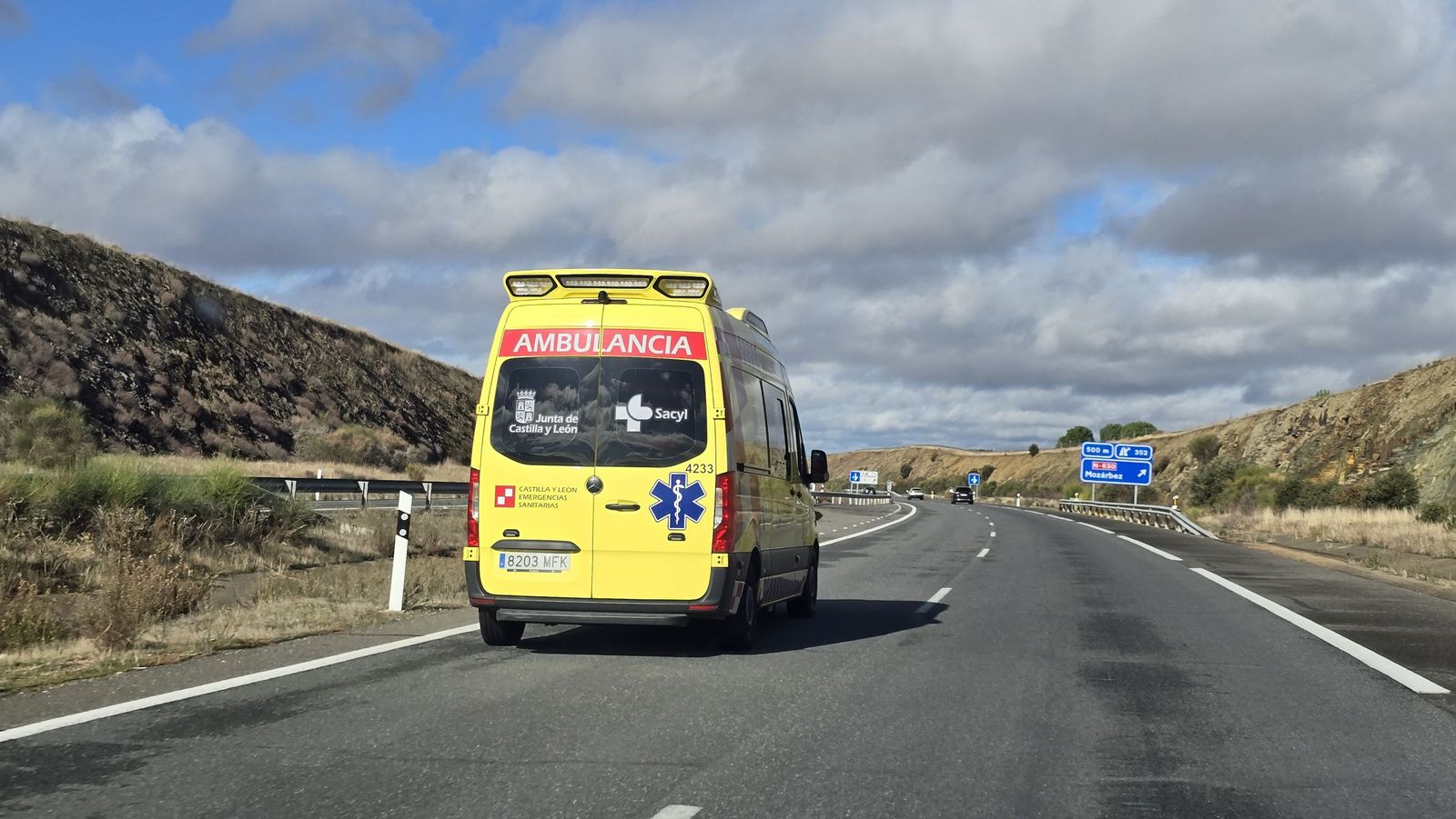 Ambulancia. Foto de archivo