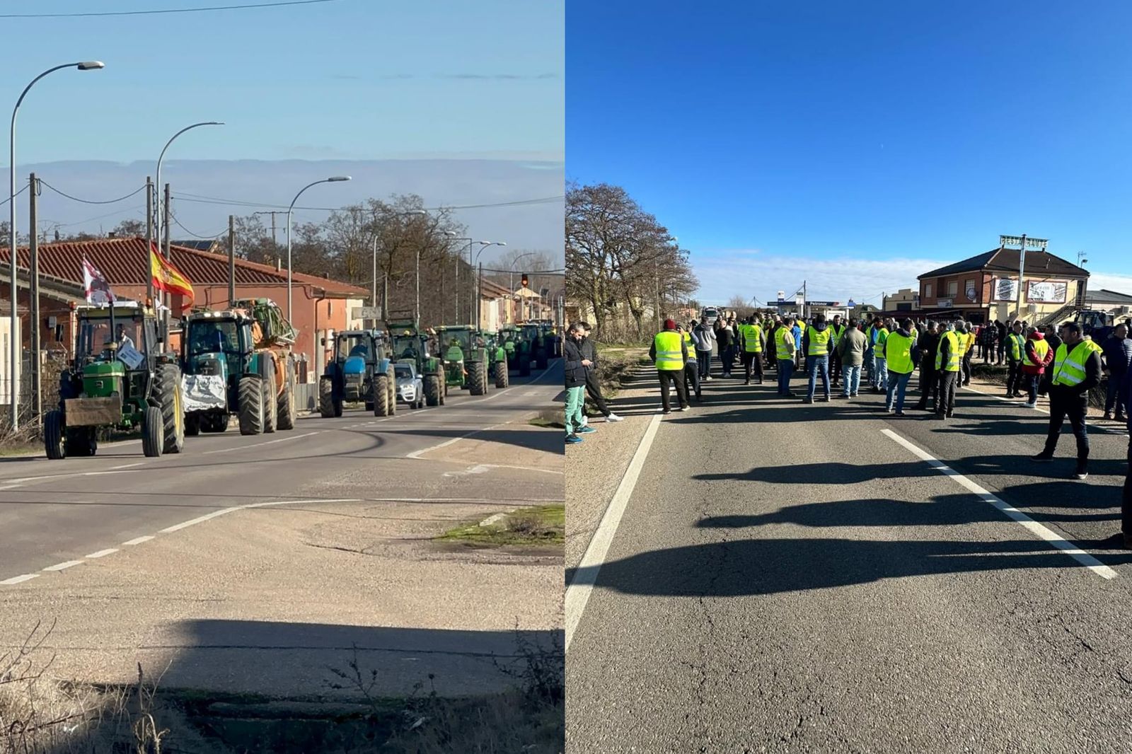 Concentración en Villanueva del Campo