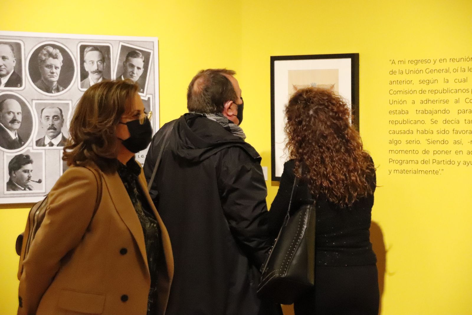 Inauguración de la exposición ‘Francisco Largo Caballero y el protagonismo de la clase trabajadora’