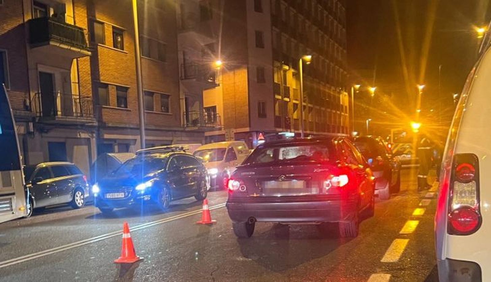 Herido un motorista tras una colisión con un turismo en la avenida de Portugal