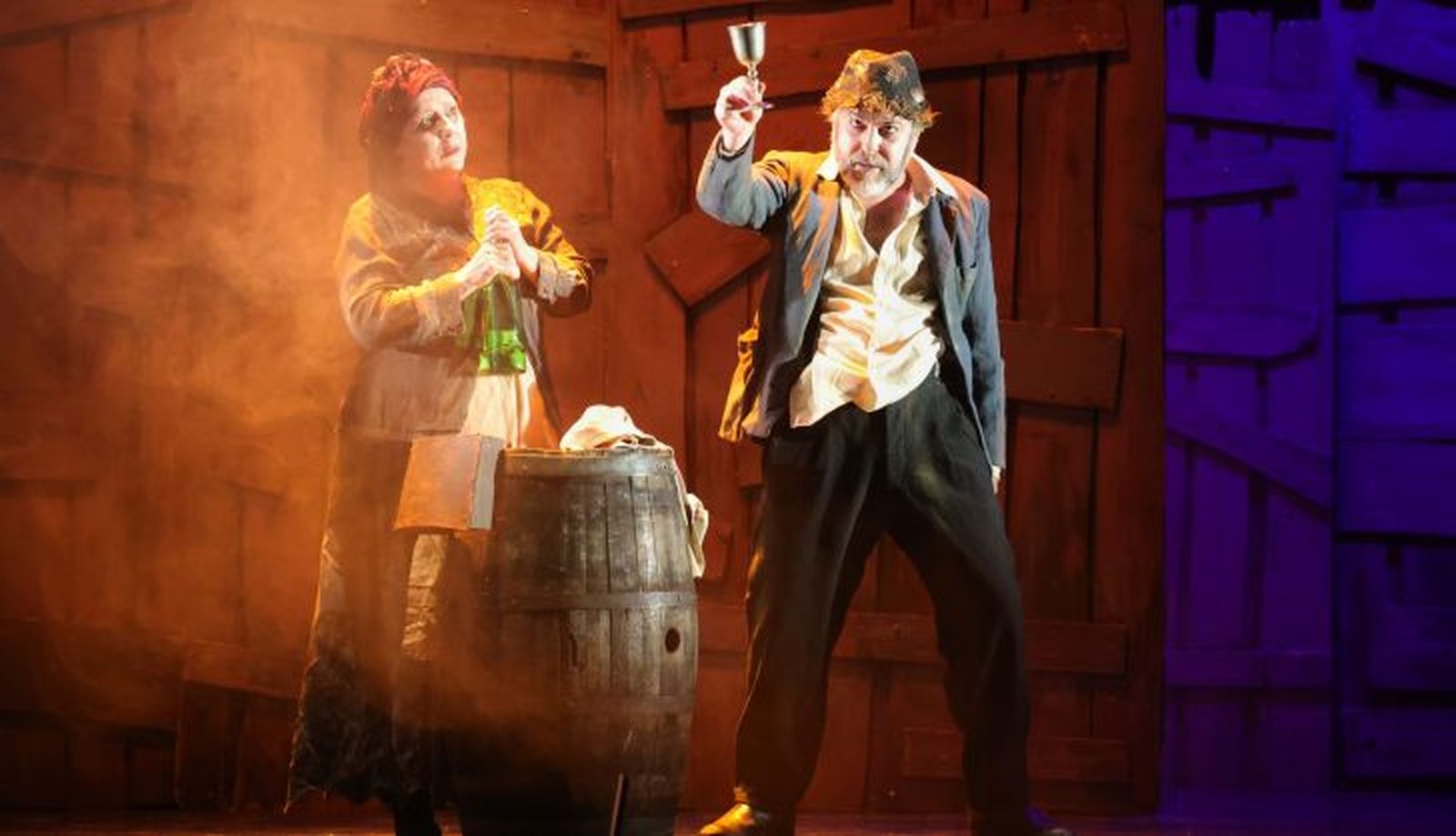 La compañía de Valladolid Teatro Corsario inaugura la XXVI Feria de Teatro de Castilla y León en Ciudad Rodrigo con su obra 'Retorno a Celama' - Vicente (ICAL)