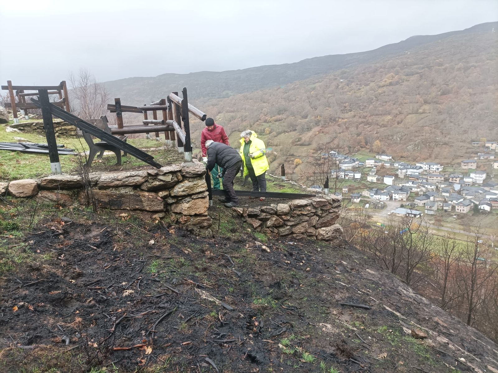 Imagen del mirador Anduriñas en Porto de Sanabria