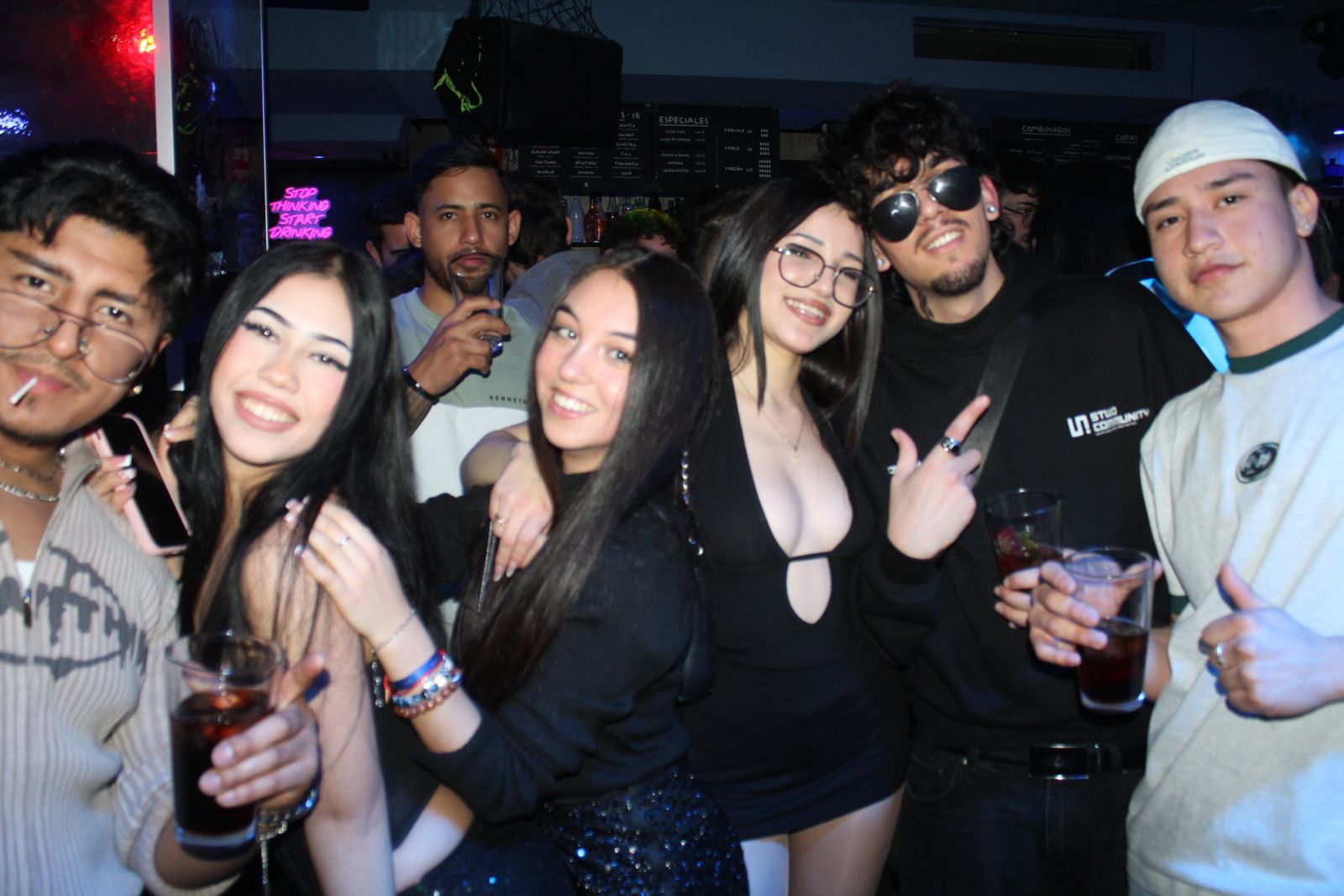 Salamanca de noche, sabado 28 de febrero