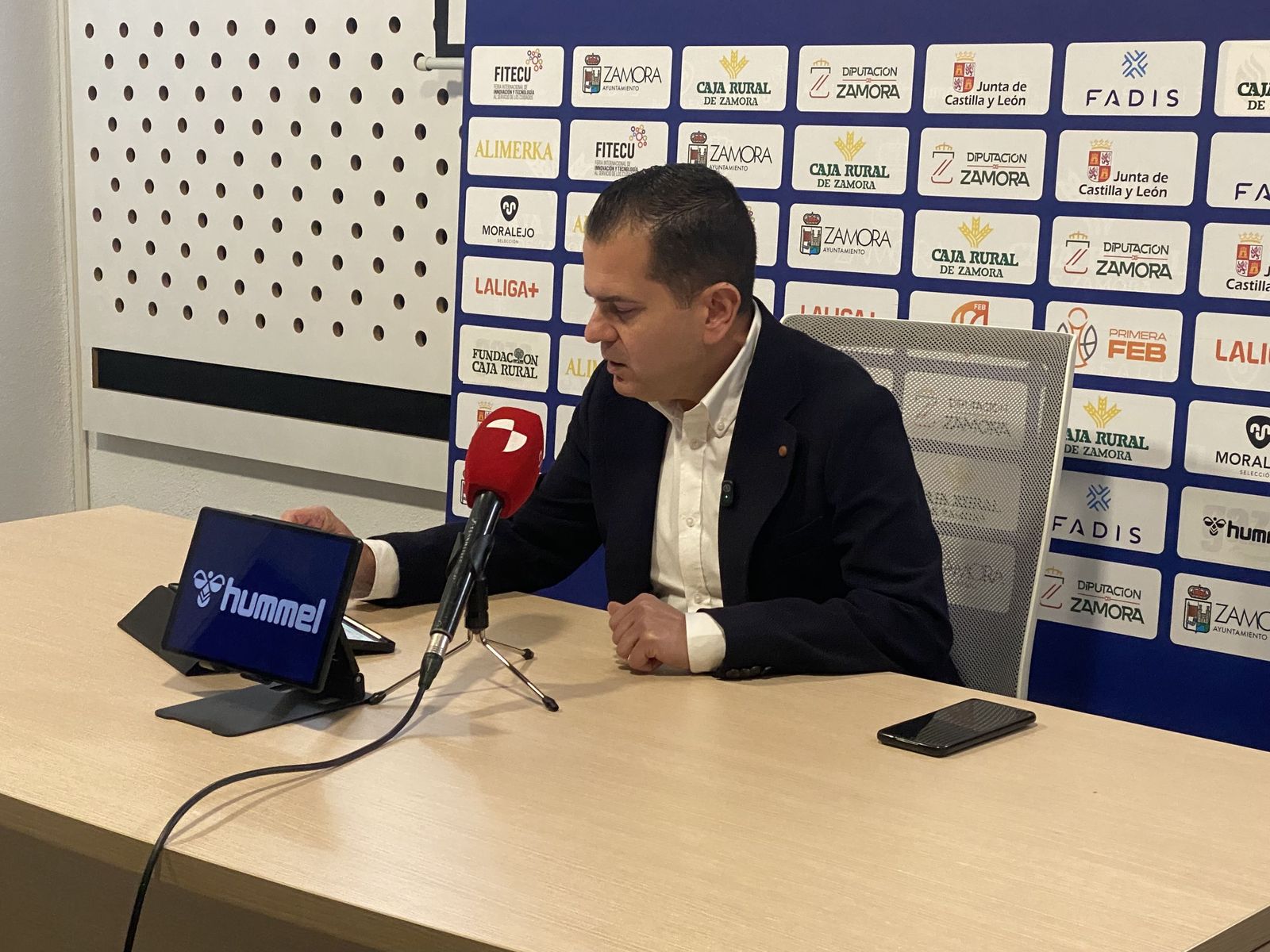 Rafa Sanz tras el partido frente al CB Zamora