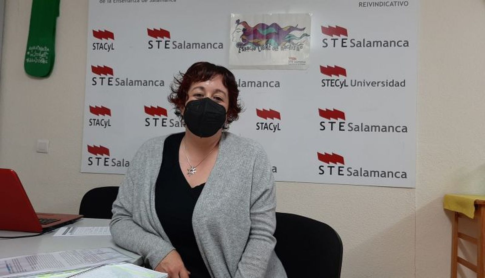 Teresa Vicente, portavoz de STECYL Salamanca