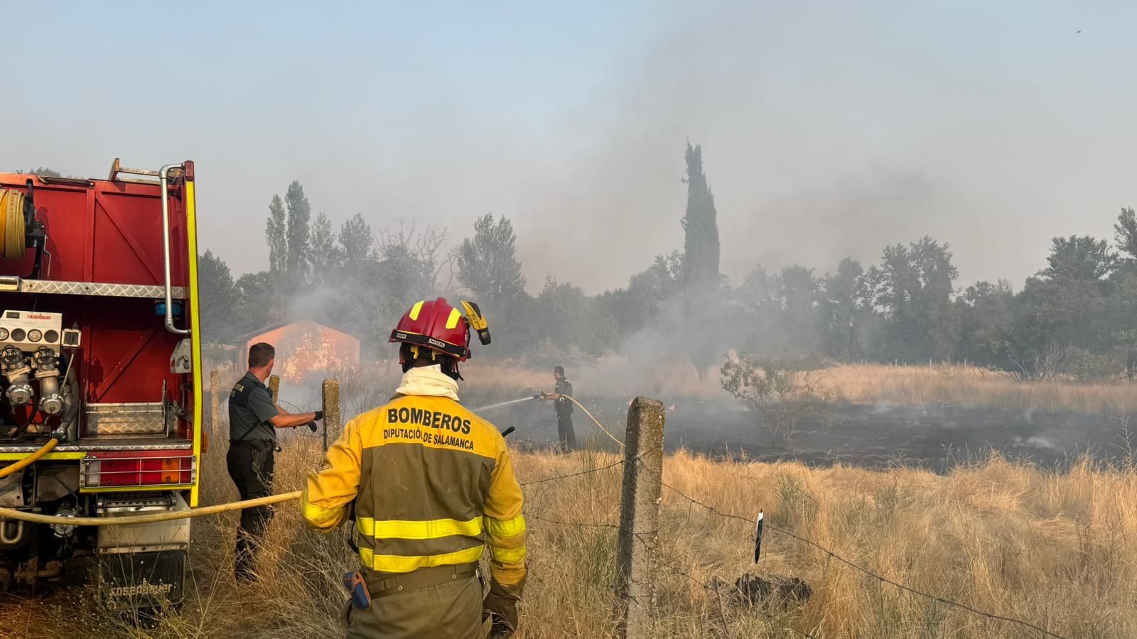 Incendio en Cabrerizos
