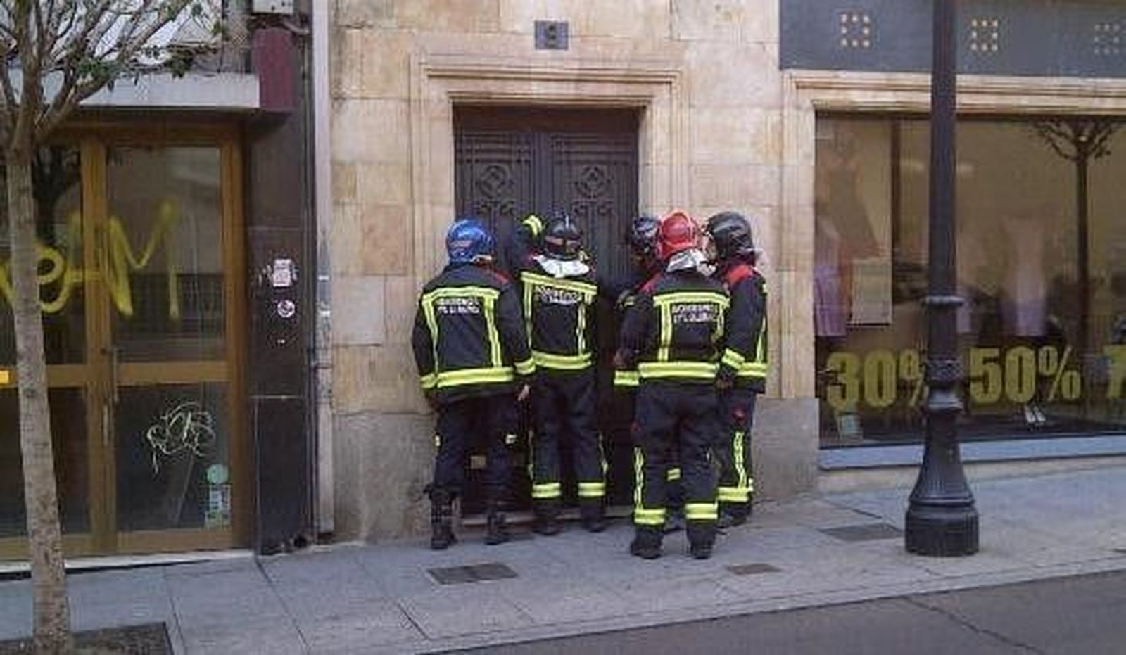 Falsa alarma por un escape de gas en la calle Padilleros