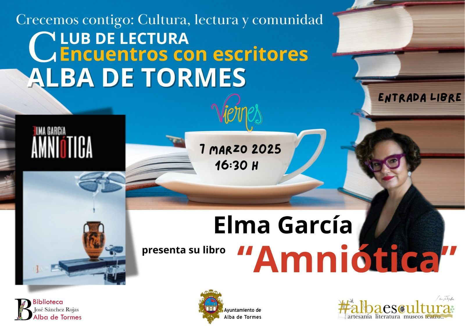 Amniótica, de la escritora Elma García en Alba de Tormes