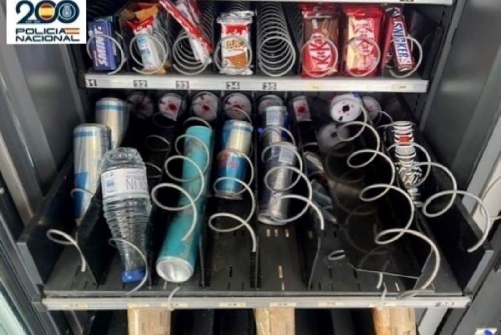 Máquina expendedora foto de archivo