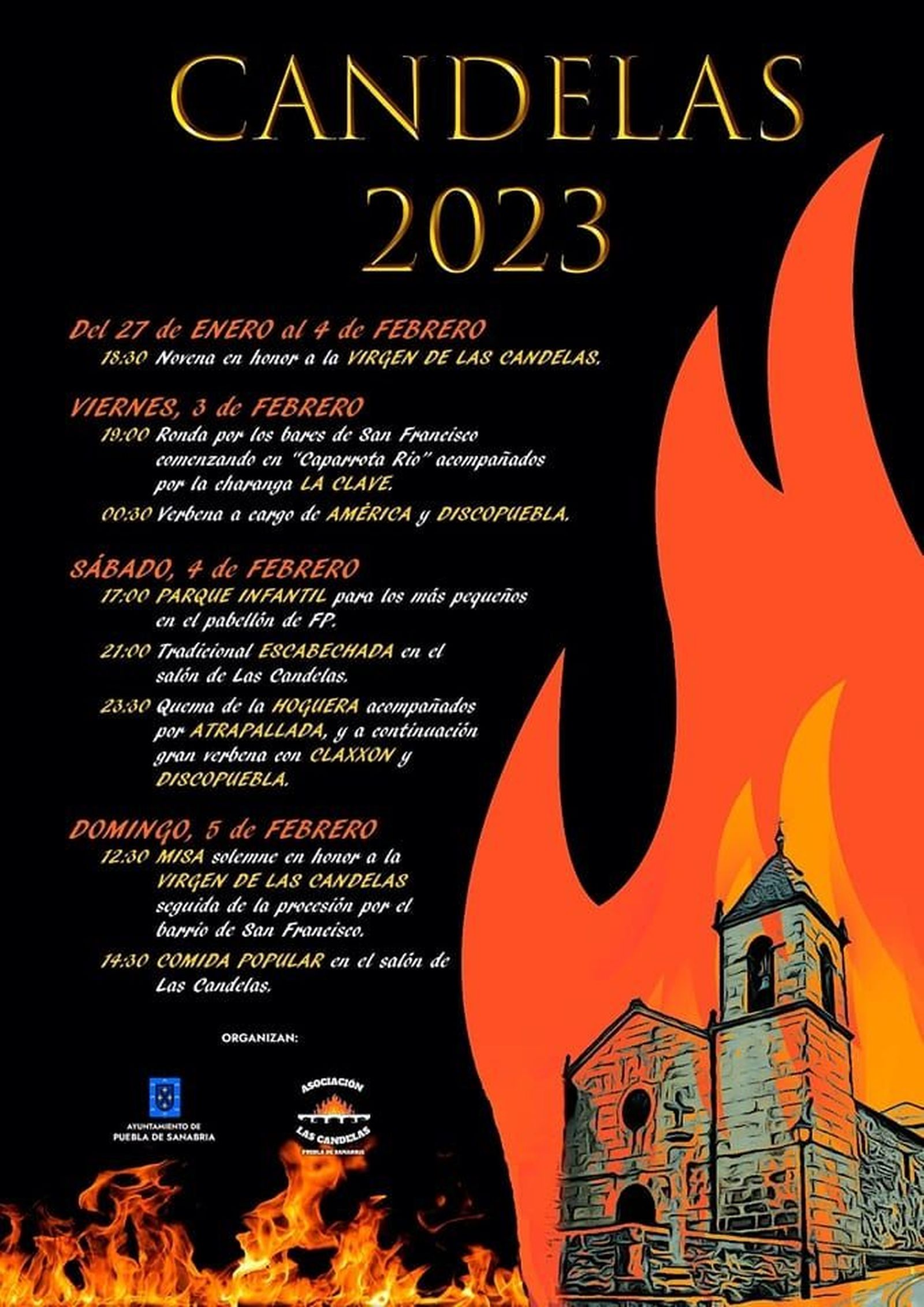 Programa de las Candelas 2023