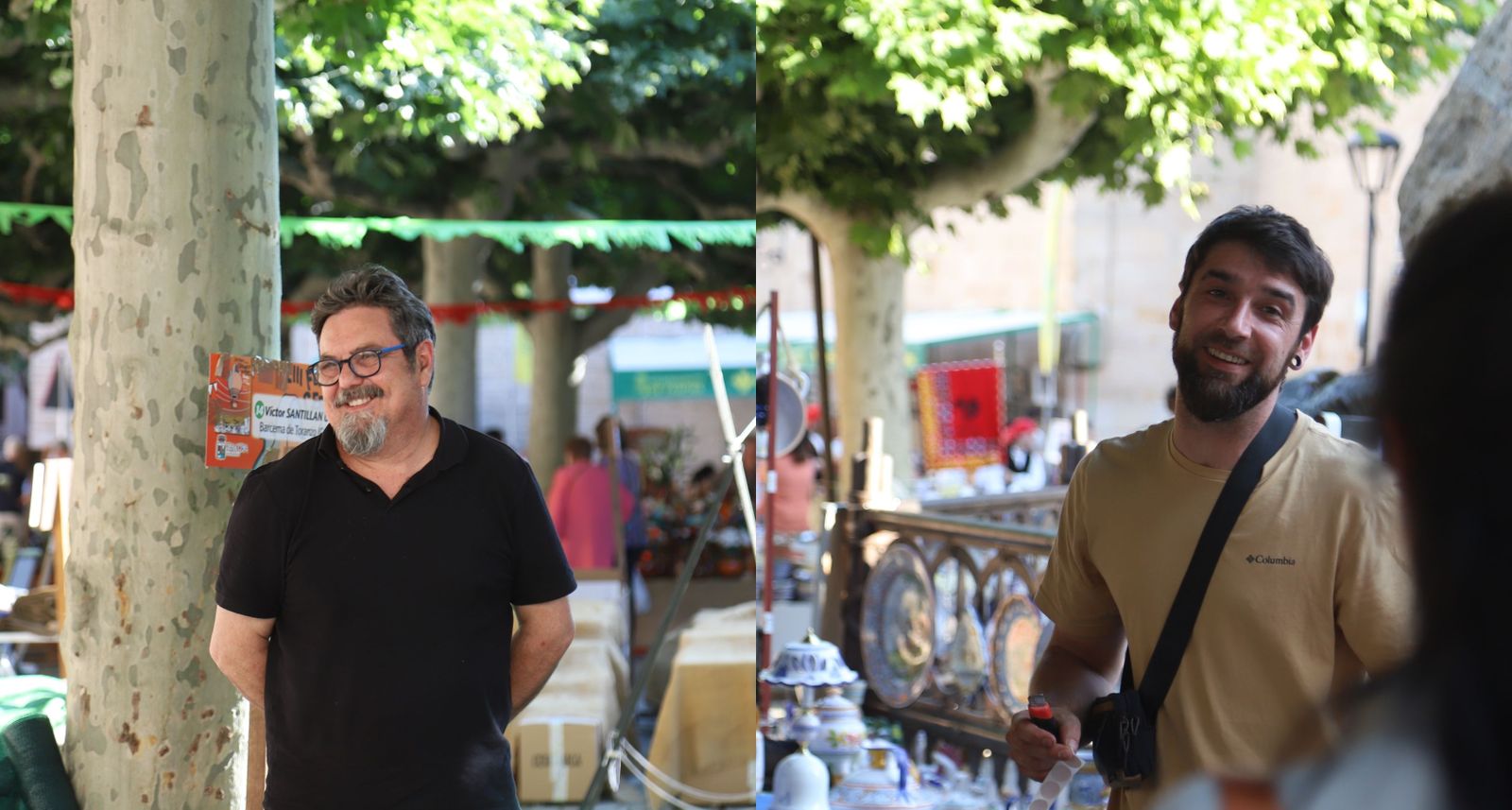 Víctor Santillán, veterano entre cazuelas y cántaros desde 2007, y un ilusionado Alberto Segurado