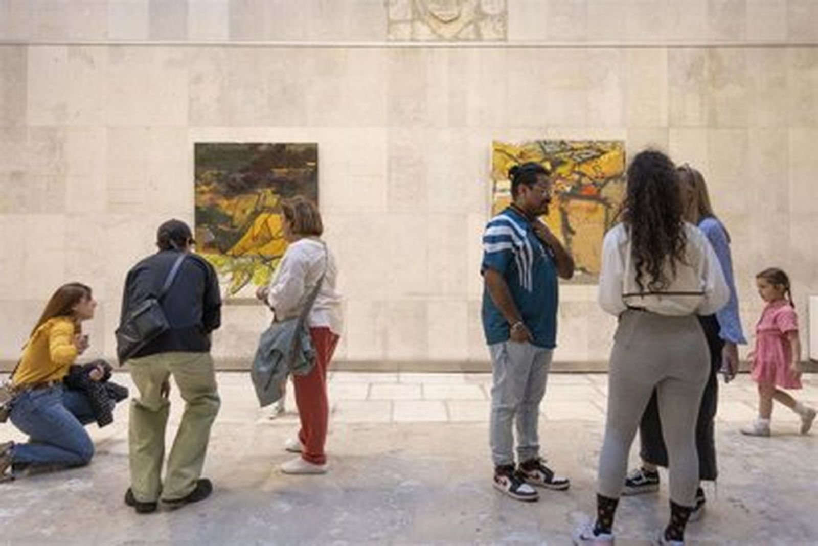 Obras de jóvenes artistas