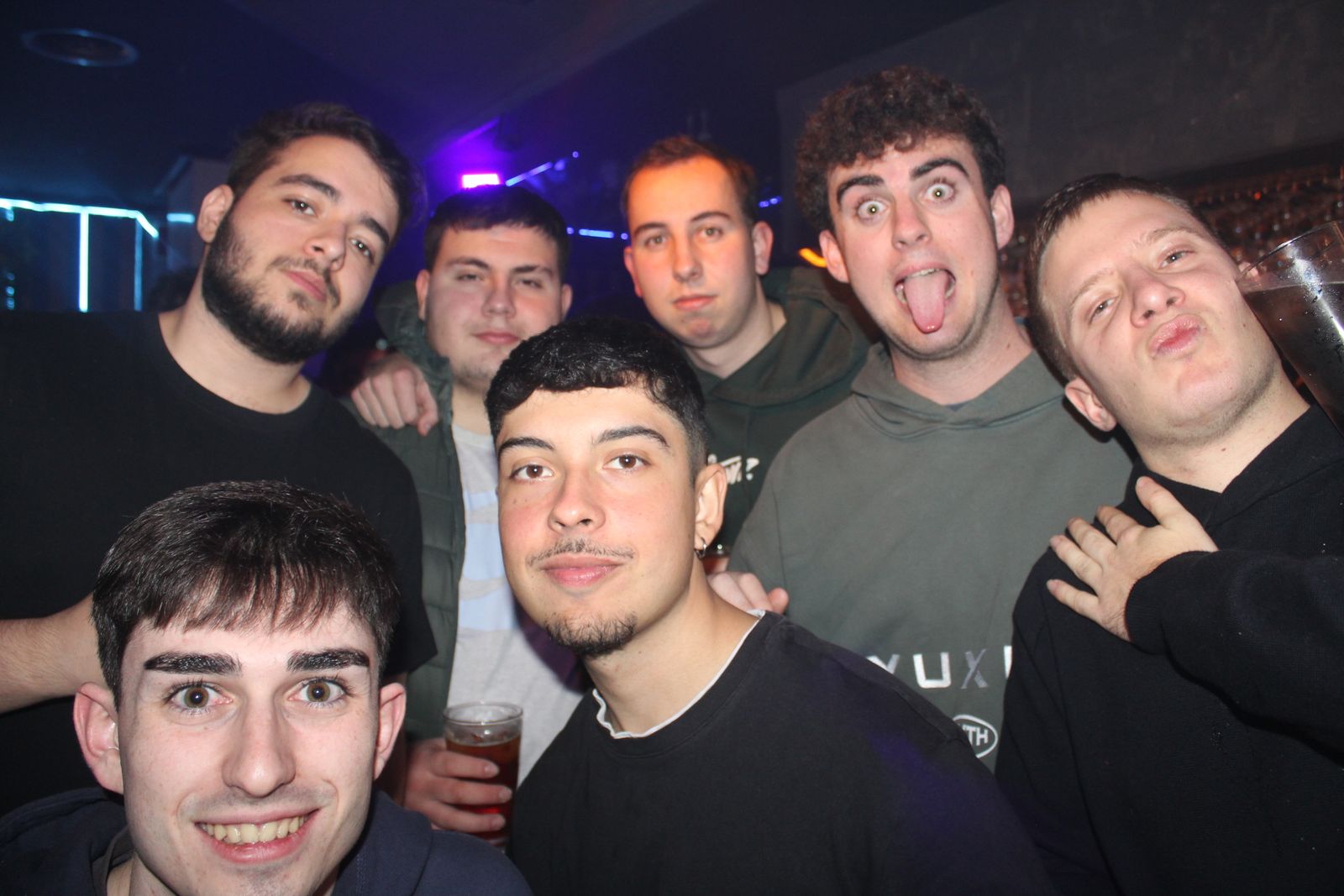 Salamanca de noche, sabado 24 de enero