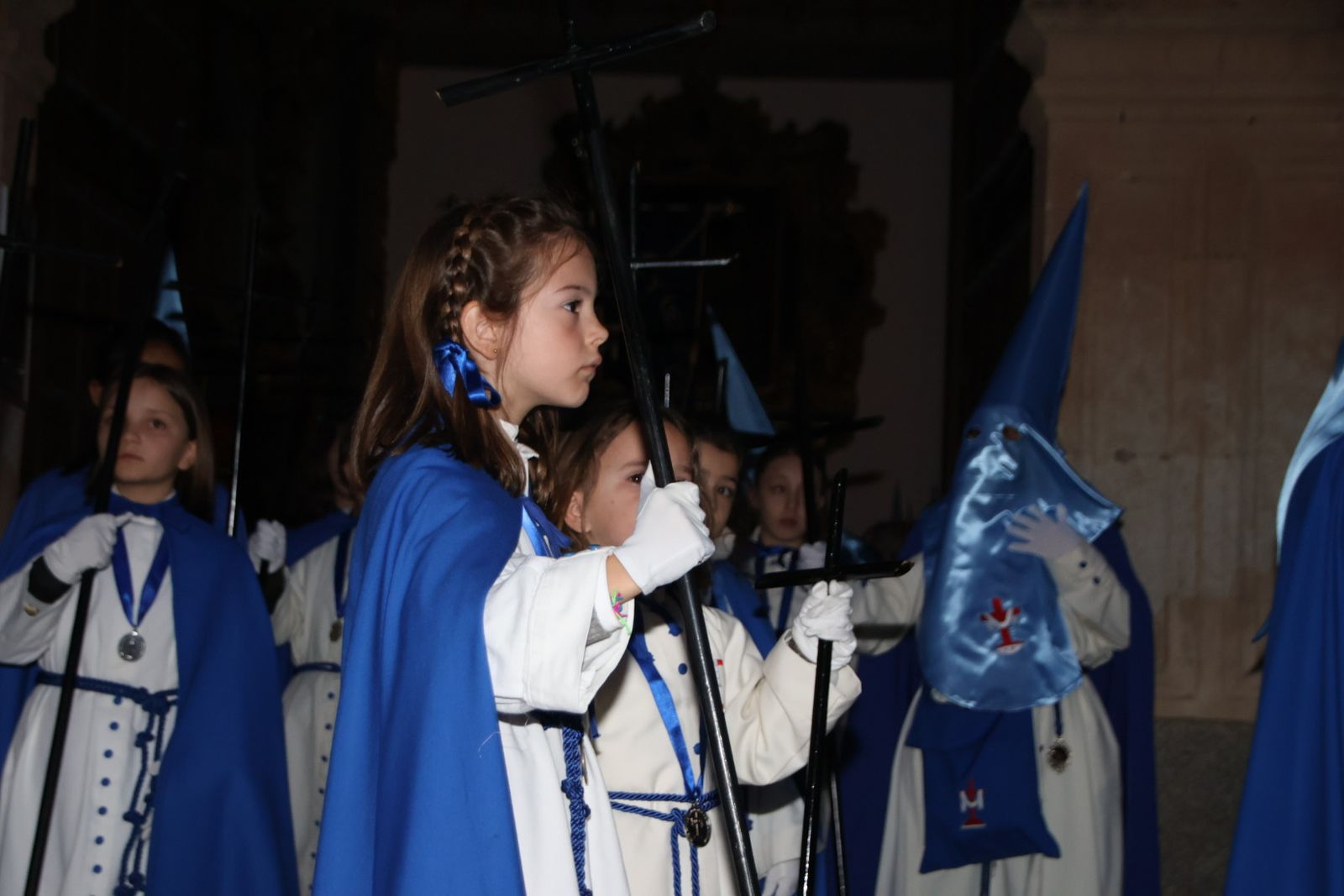El Cristo de los Doctrinos y la Virgen de la Amargura saludan a sus fieles en Salamanca