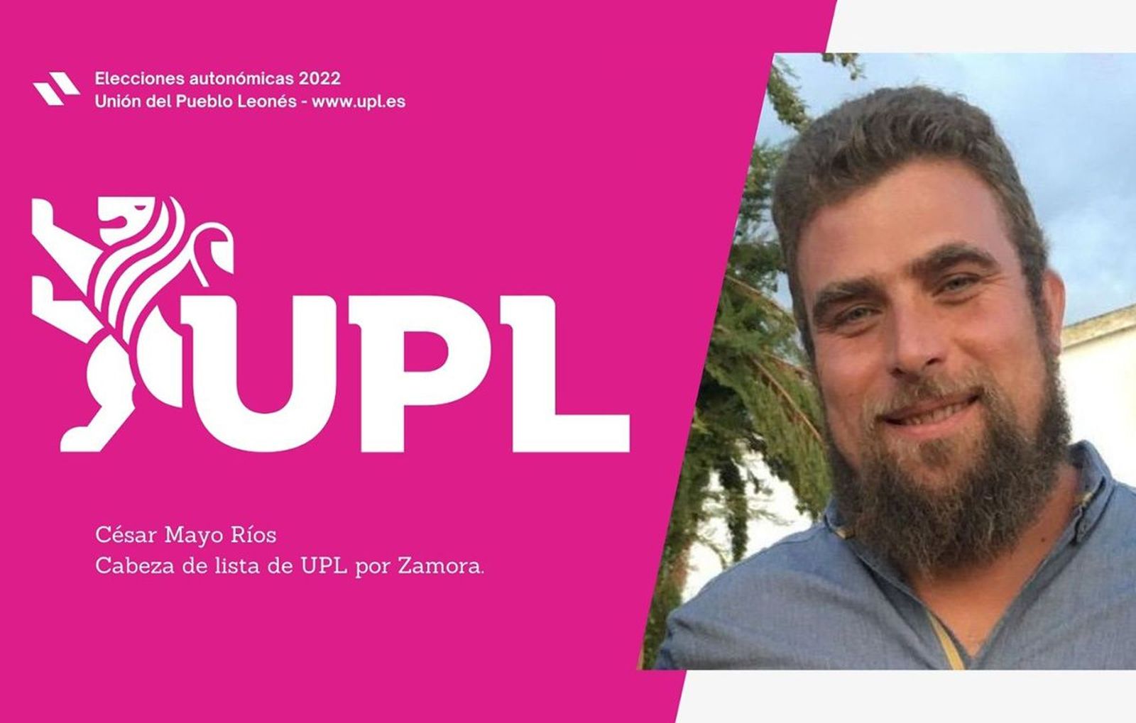Cesar Mayo candidato de UPL