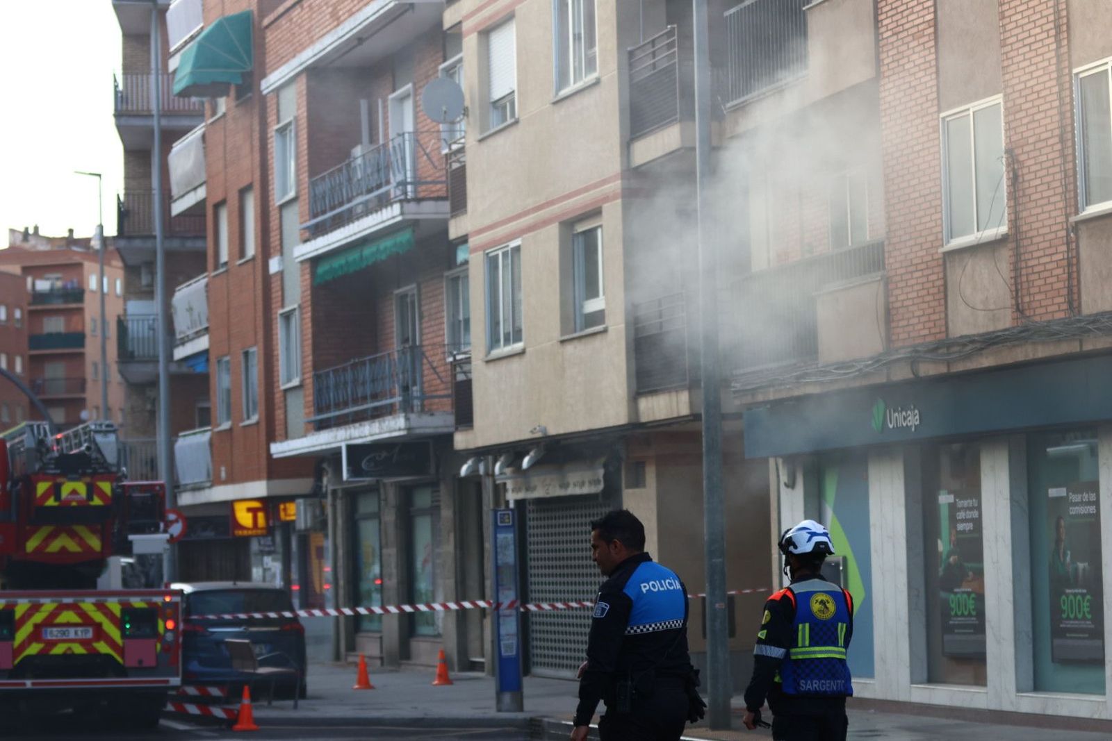 Incendio en una vivienda en Pizarrales