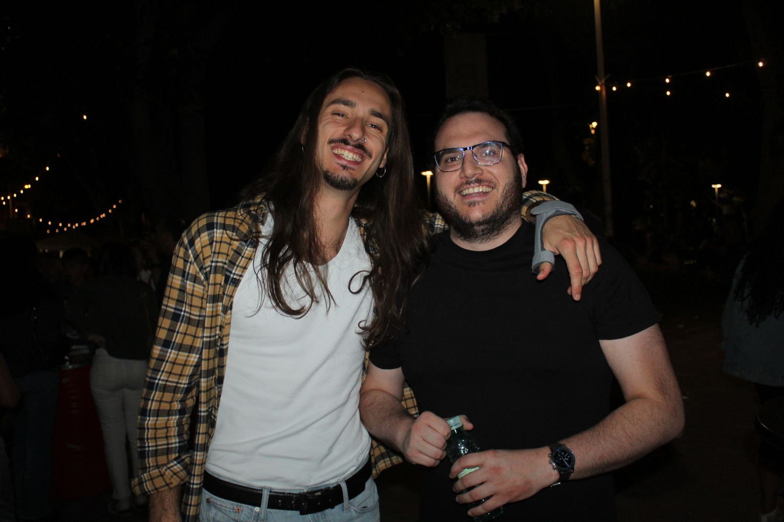 Ambiente en la Feria de Día en la tarde de este lunes