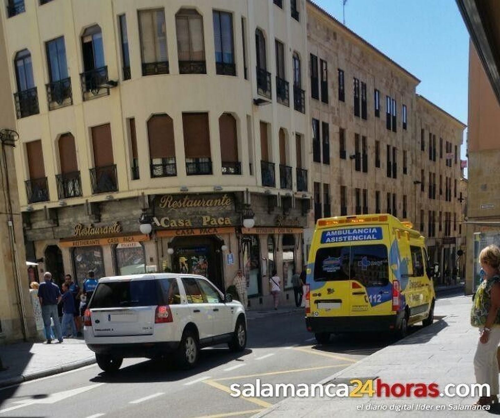 Atropello en la Plaza del Peso