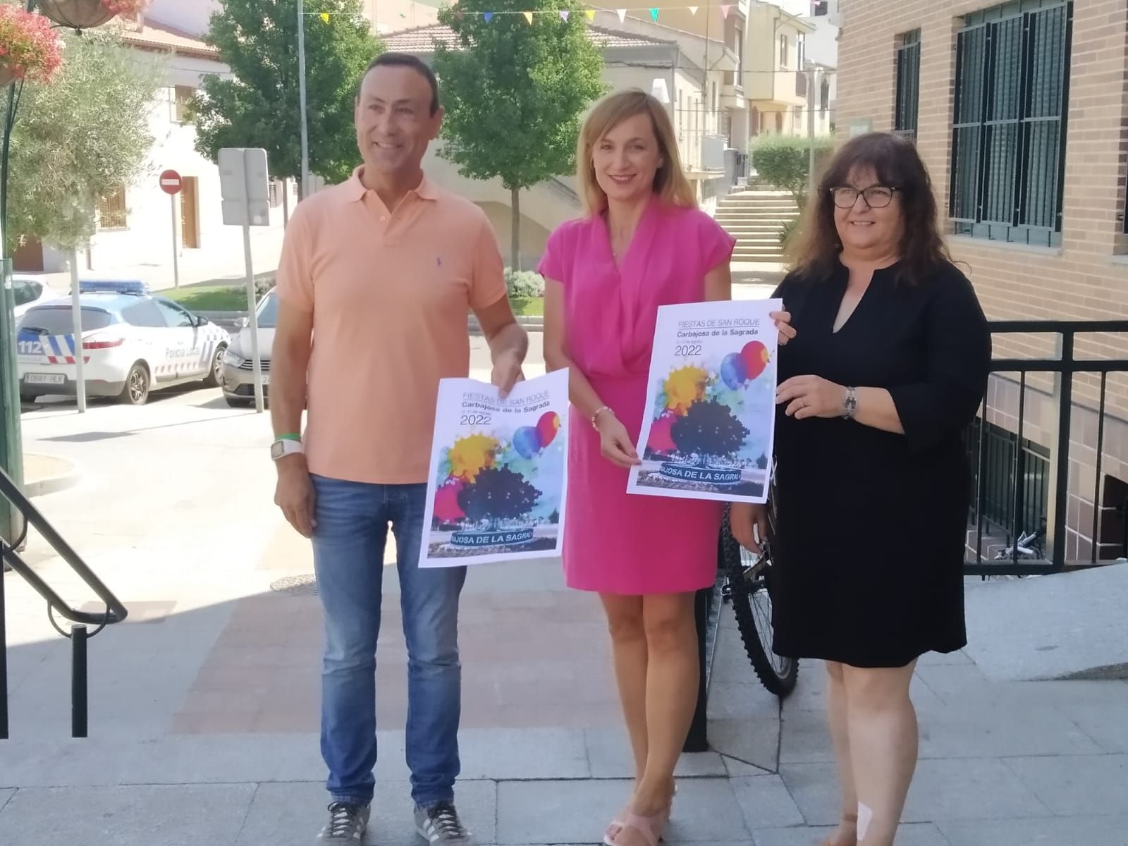 Presentación fiestas San Roque en Carbajosa de la Sagrada