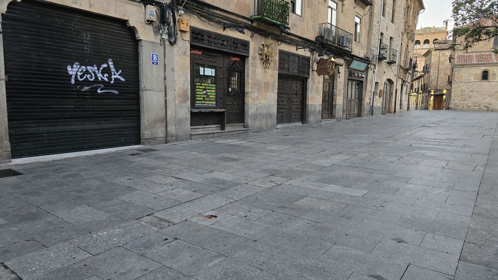 Apuñalamiento en calle bordadores