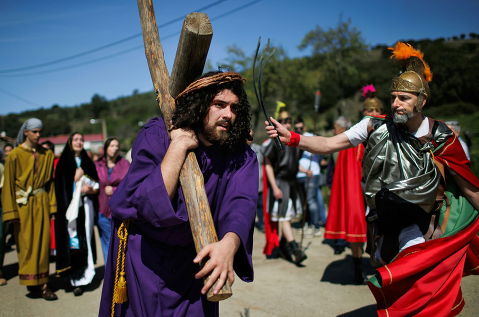 En imágenes la Pasión Viviente de Serradilla del Arroyo, declarada Fiesta de Interés Turístico Regional