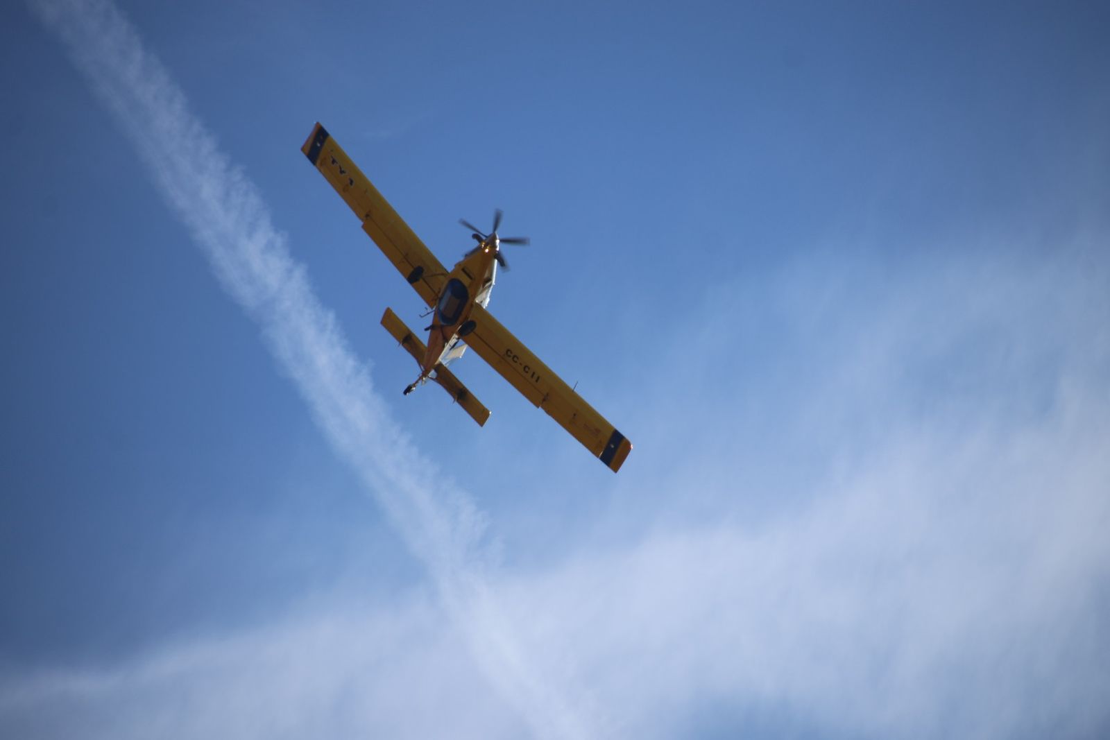 Incendio de rastrojos en la carretera de Matilla de los Caños