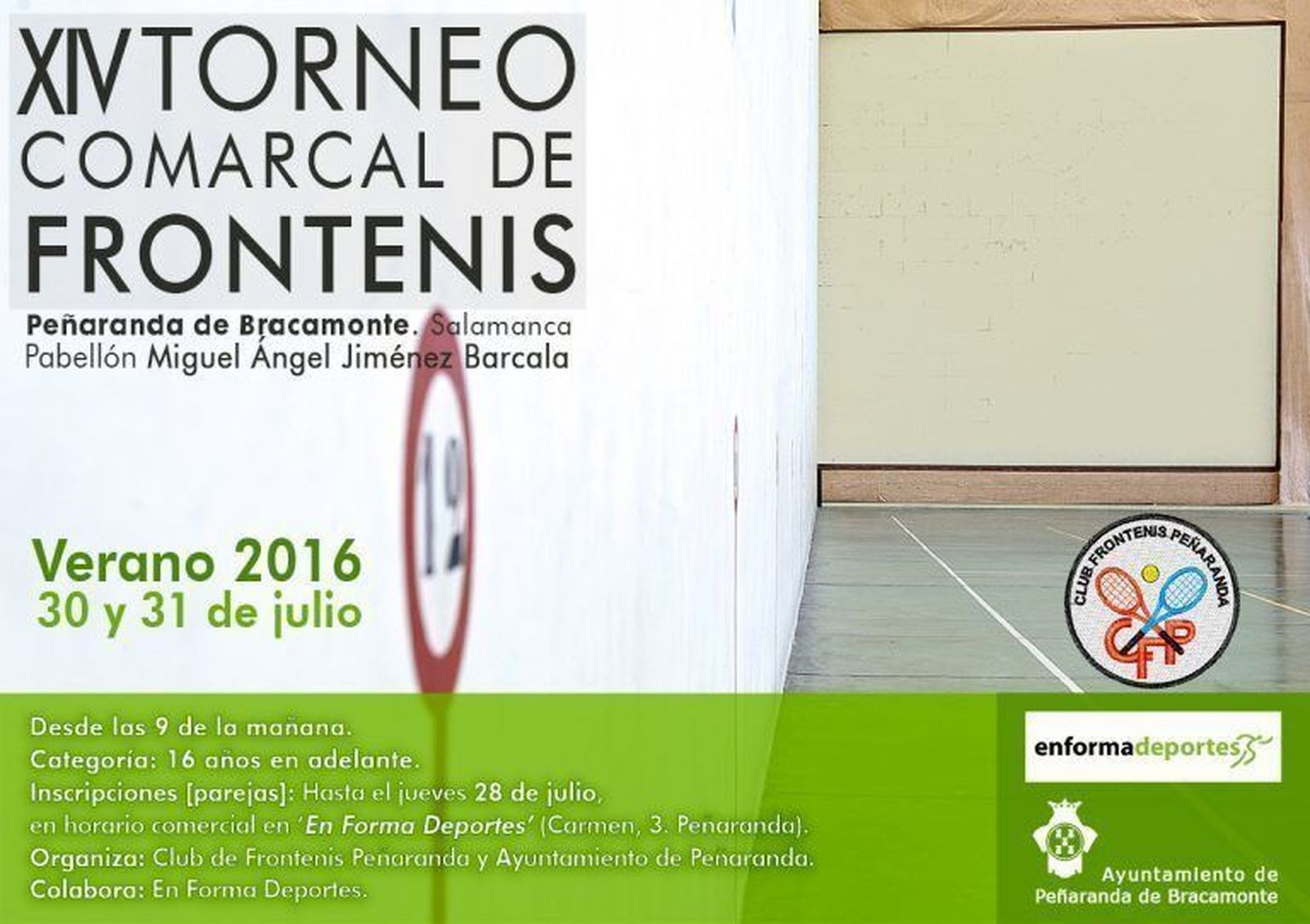 Peñaranda alberga este fin de semana su torneo de Frontenis