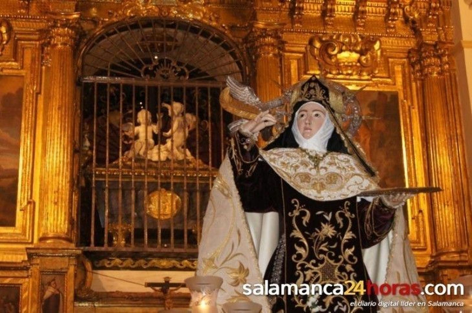 La villa se vuelca con la Santa en el cuarto centenario de su beatificación