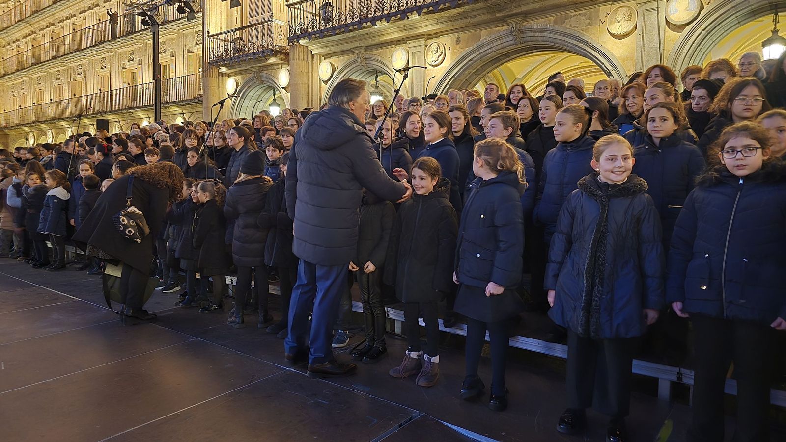 Encendido luces de Navidad en la Plaza Mayor