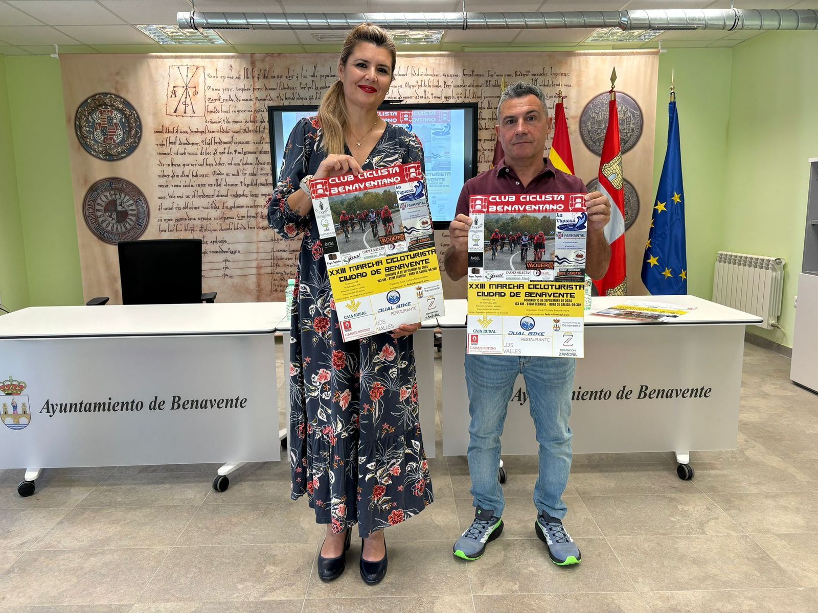 Presentación de la marcha cicloturista Ciudad de Benavente
