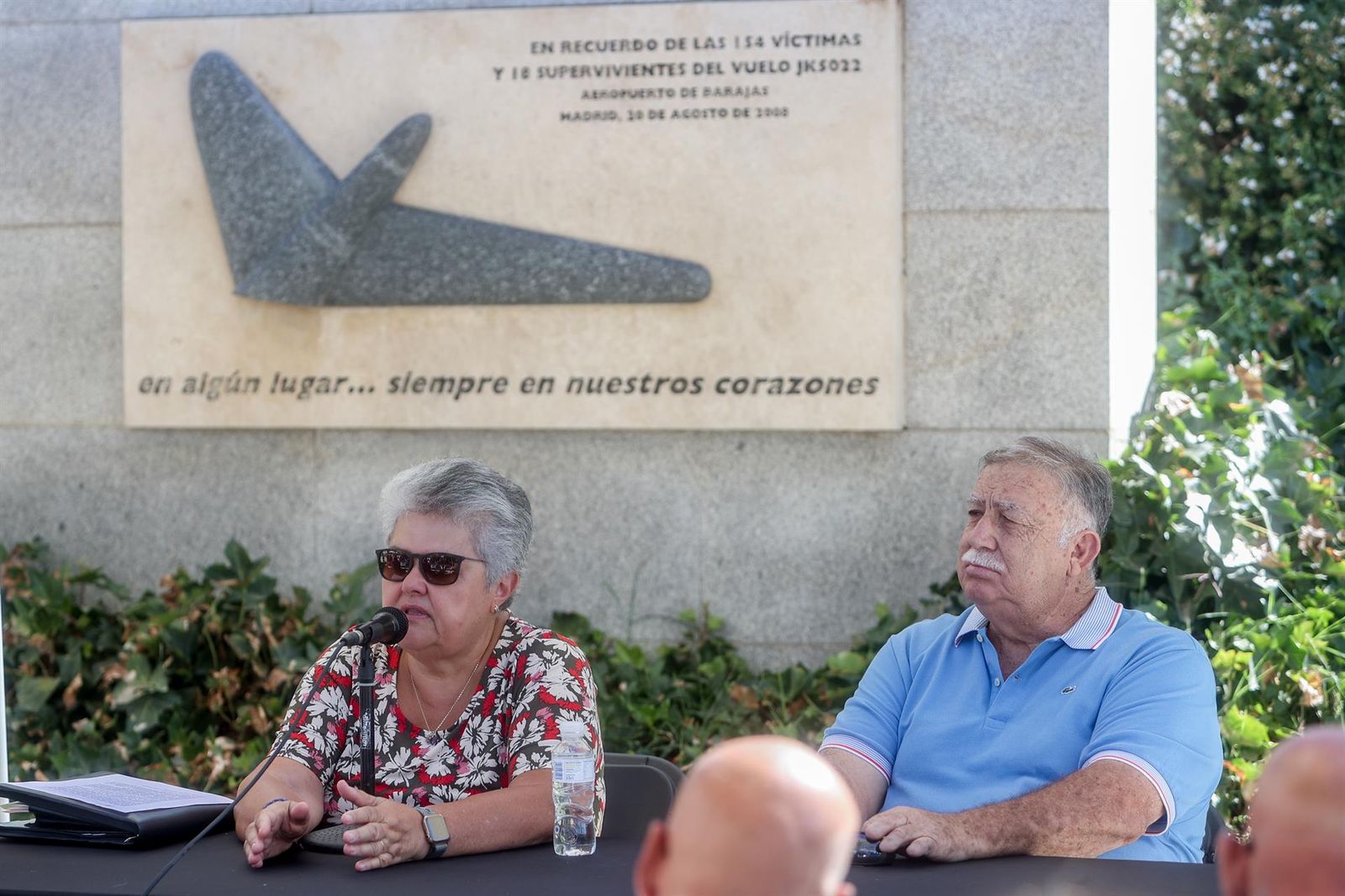 La presidenta de la Asociación de Afectados del Vuelo de Spanair JK5022, Pilar Ver