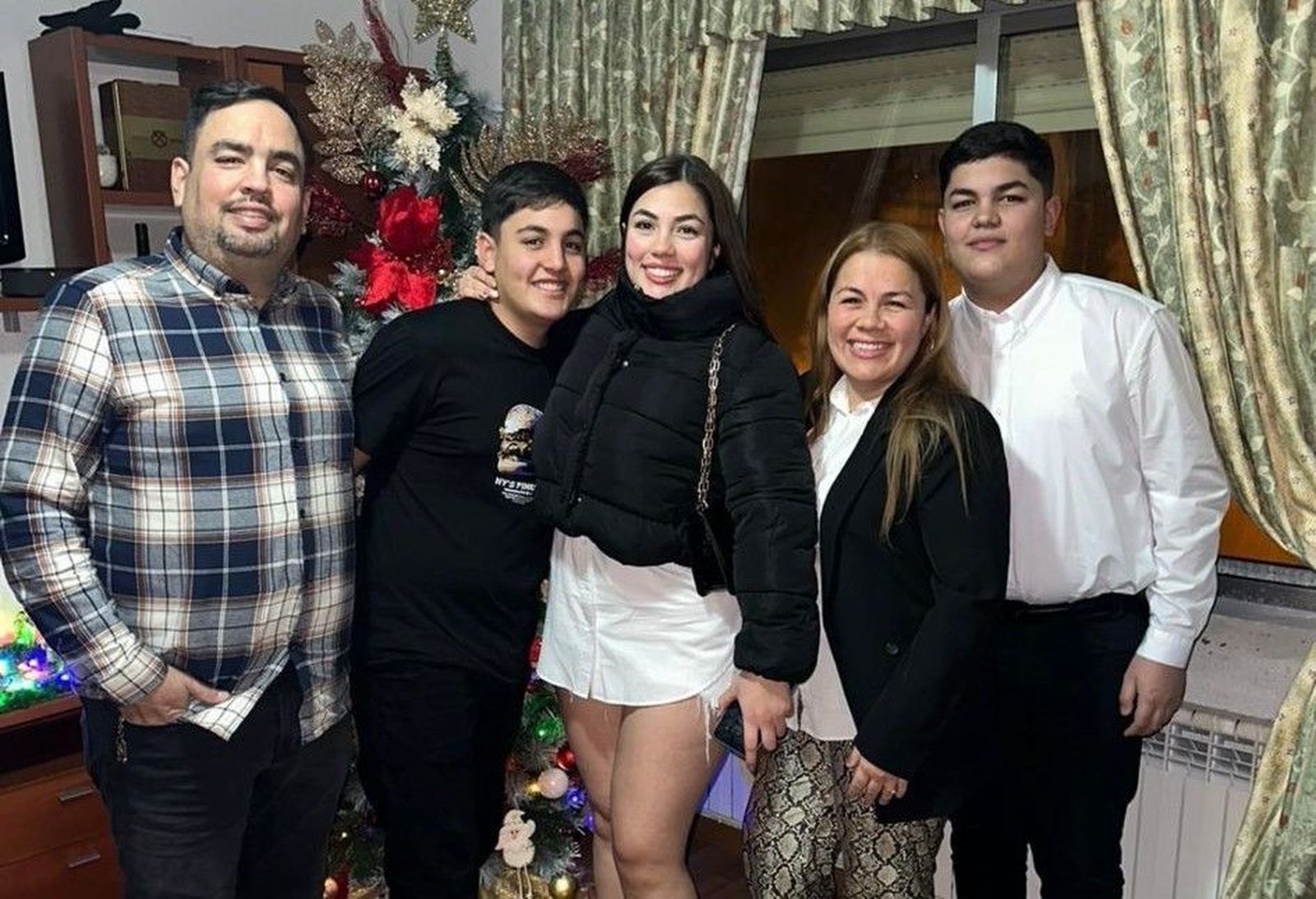 Rubsy Fabiola y su familia.