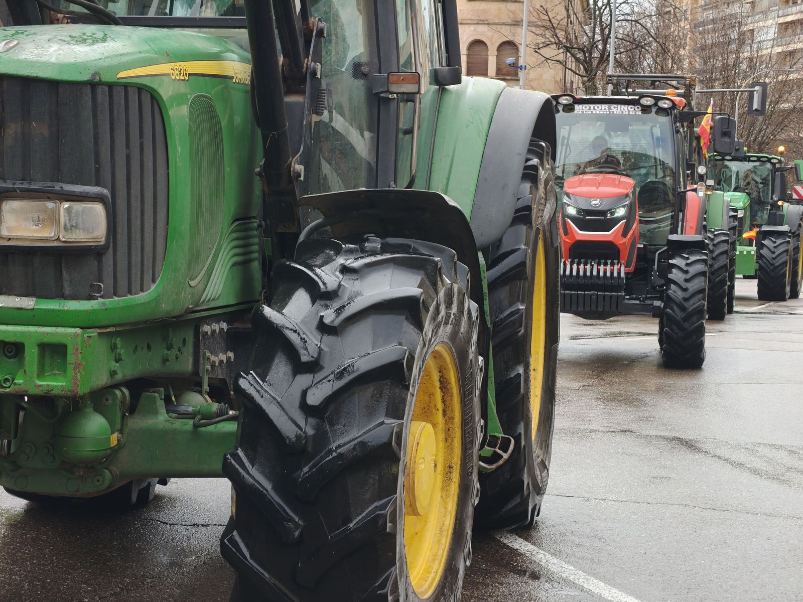 Imágenes la marcha con tractores en Salamanca en protesta contra Mercosur