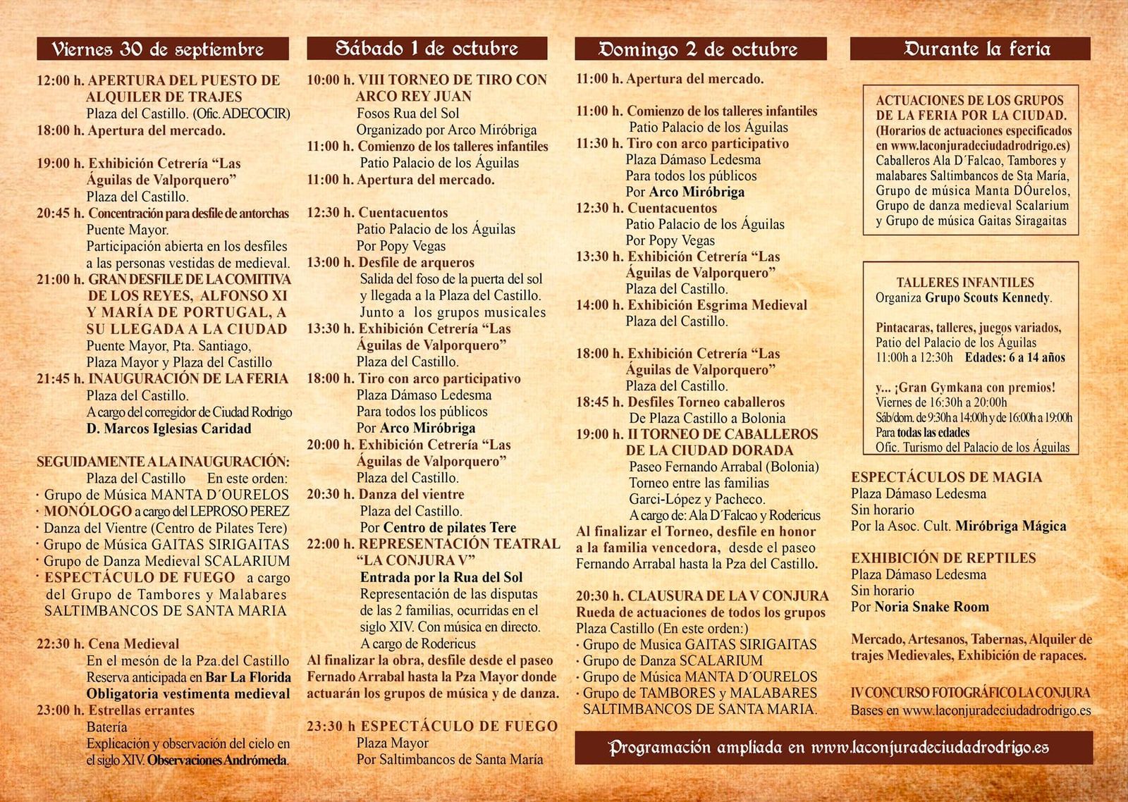 Programa Conjura de Ciudad Rodrigo