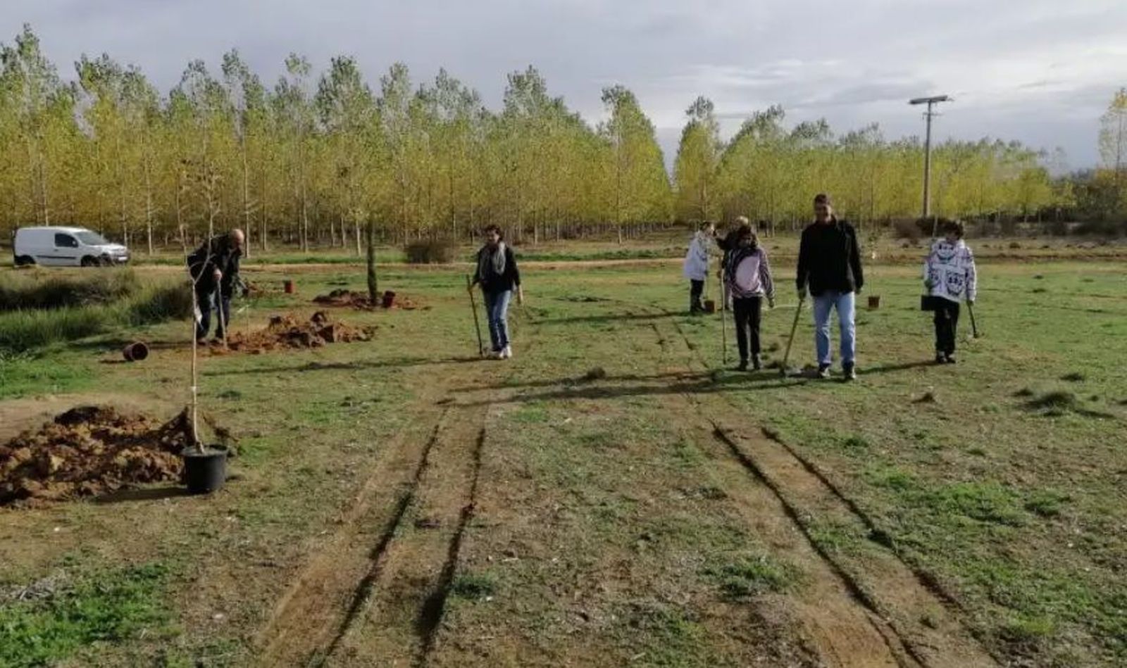 Bosque de la vida en Villanueva de las Peras
