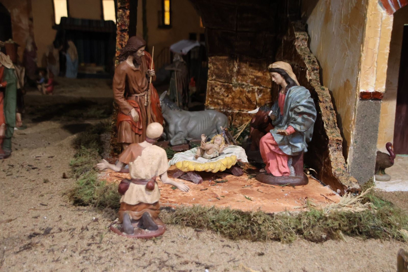 Portal de Belén en el cuartel de los militares