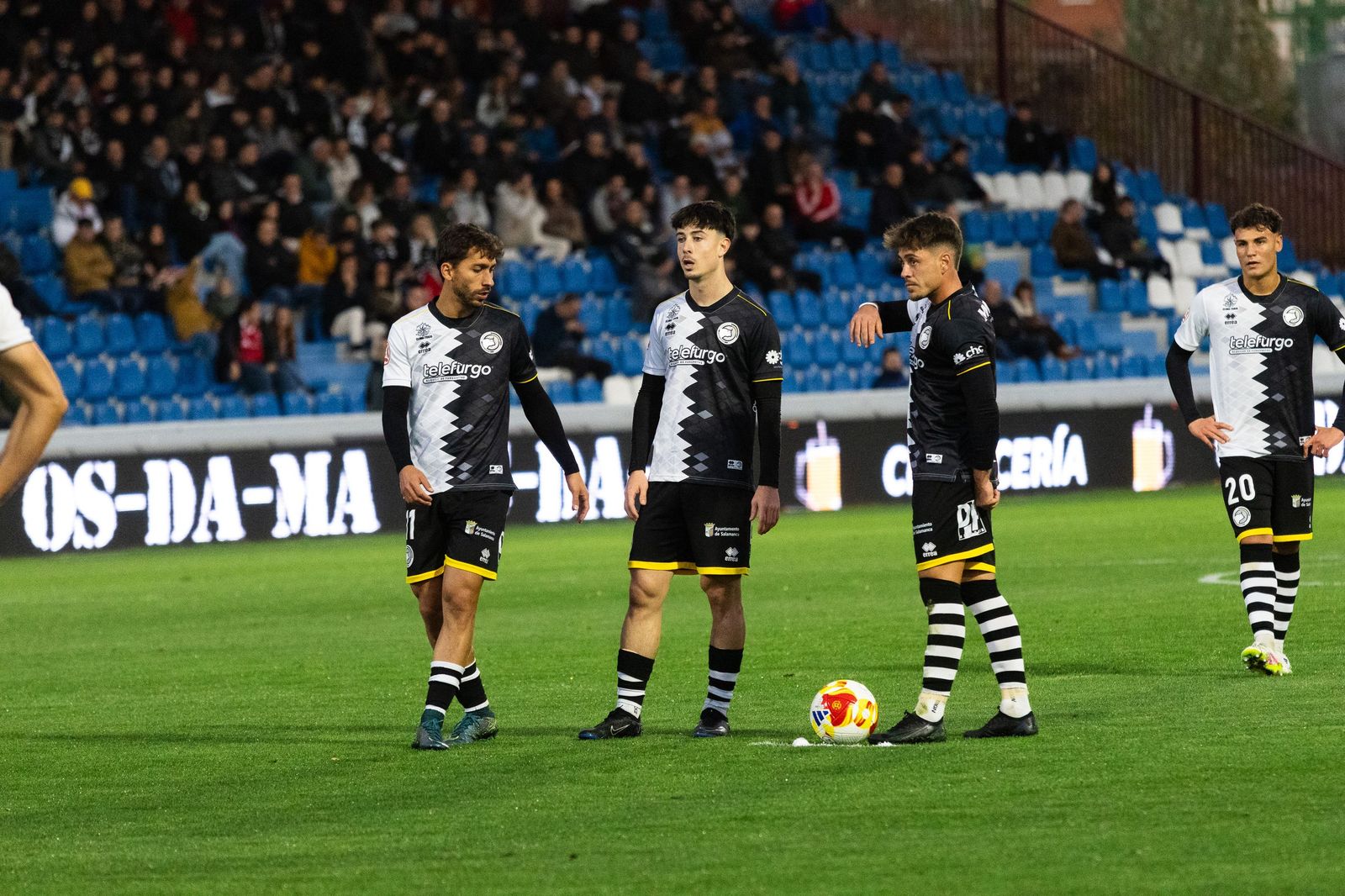 Partido entre Unionistas y Pontevedra en el Reina Sofía
