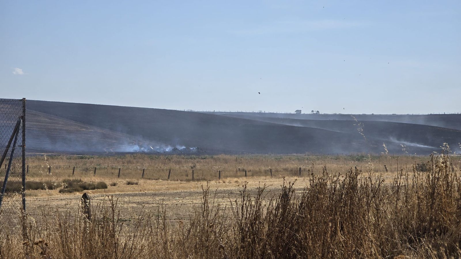 Incendio en Topas, 6 de septiembre de 2025