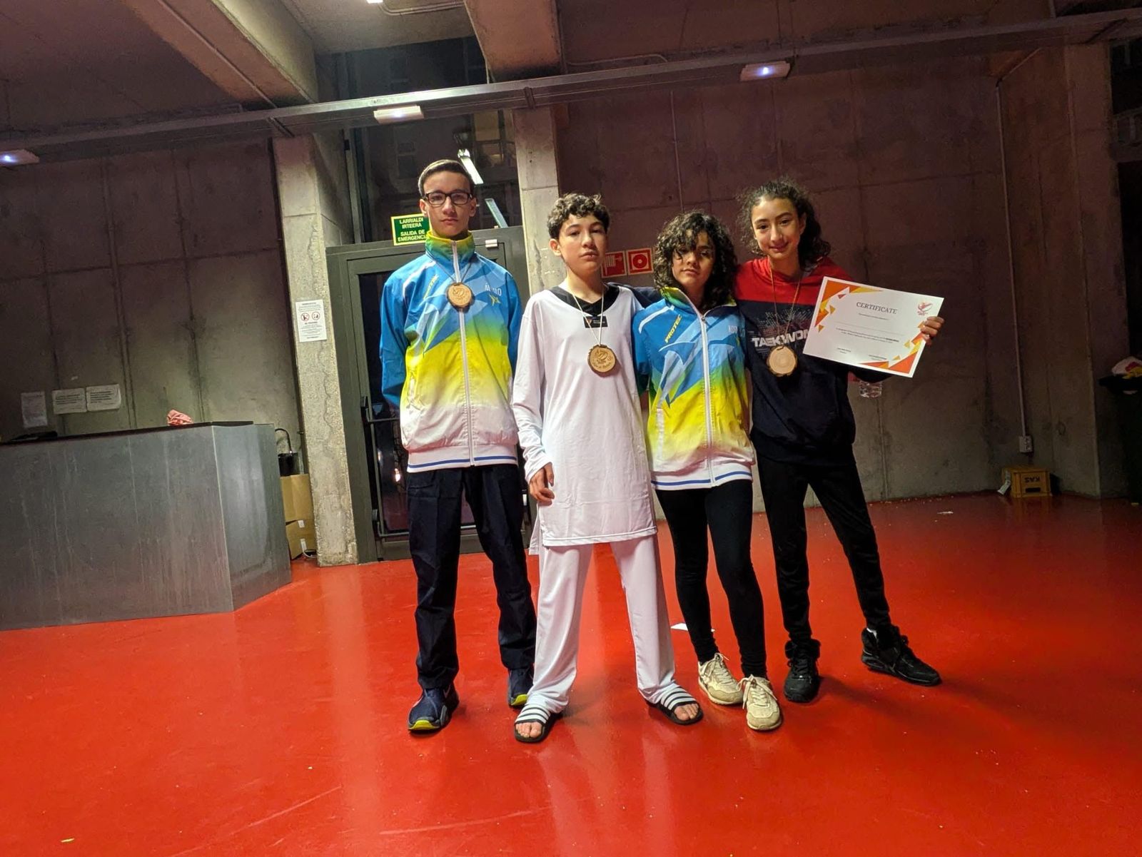 El Club Zamorano de Taekwondo triunfa en la Copa Bilbao con tres medallas