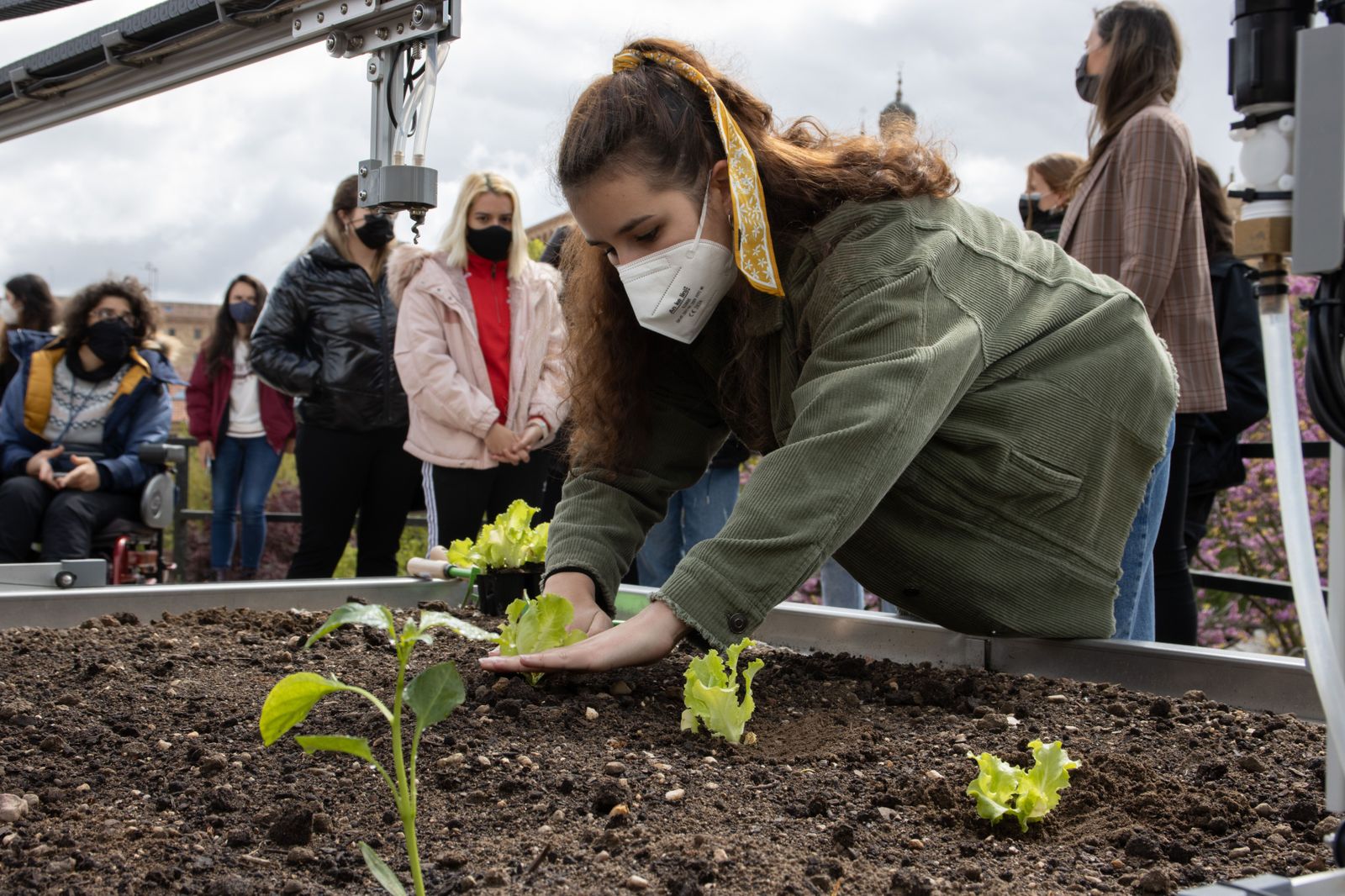 La Universidad de Salamanca estrena huerto robotizado