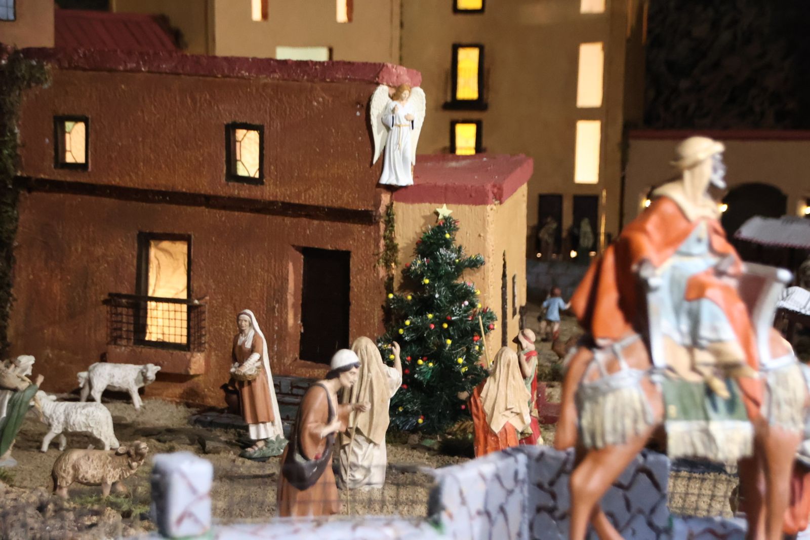 Portal de Belén en el cuartel de los militares