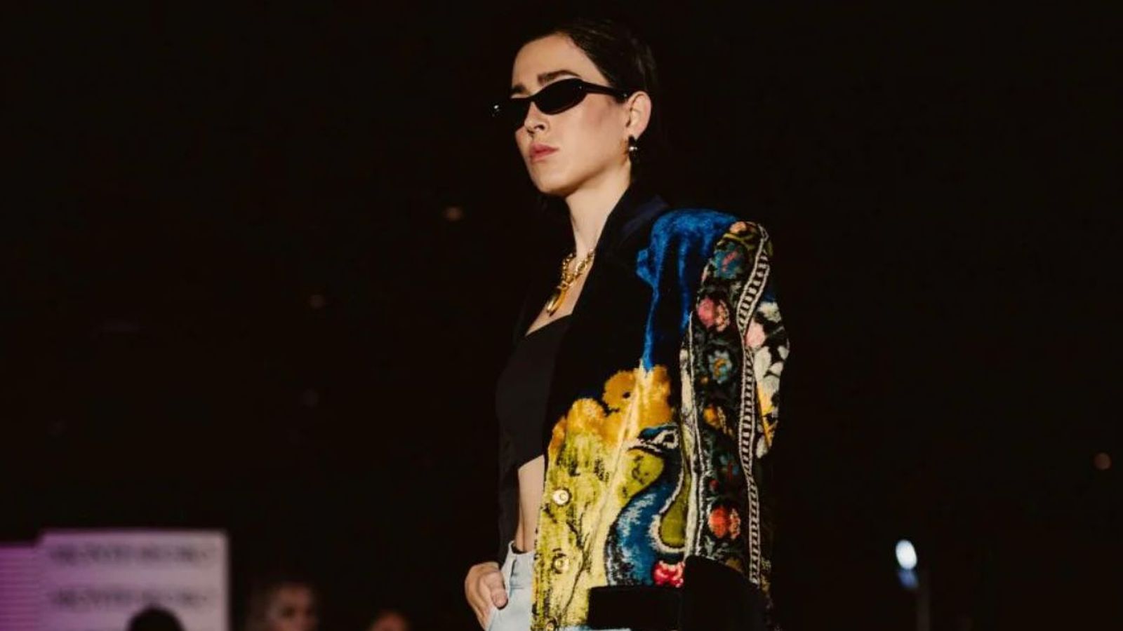 Elena, desfilando para Nicolás Montenegro