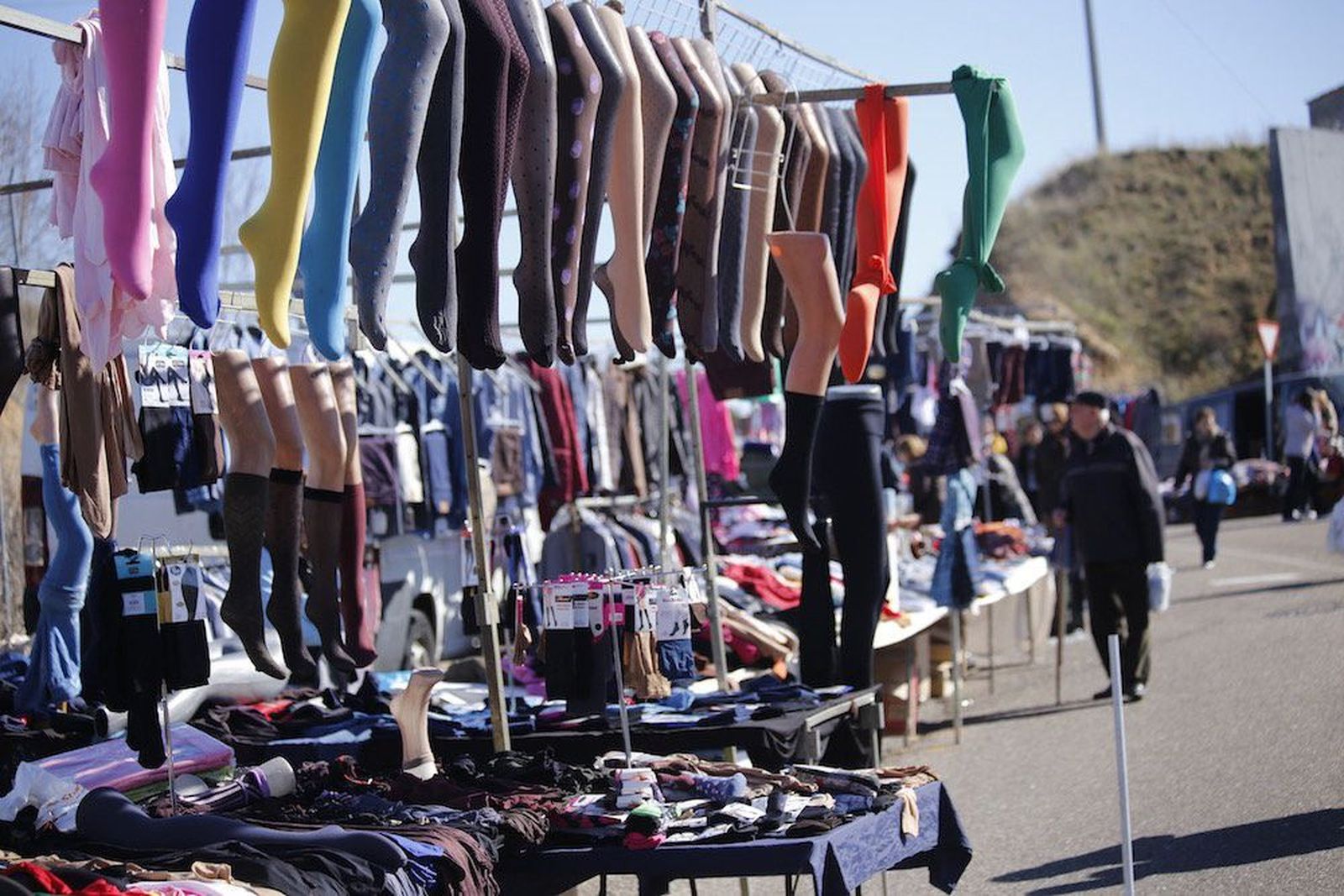 Imagen de archivo del mercadillo de los martes de Zamora