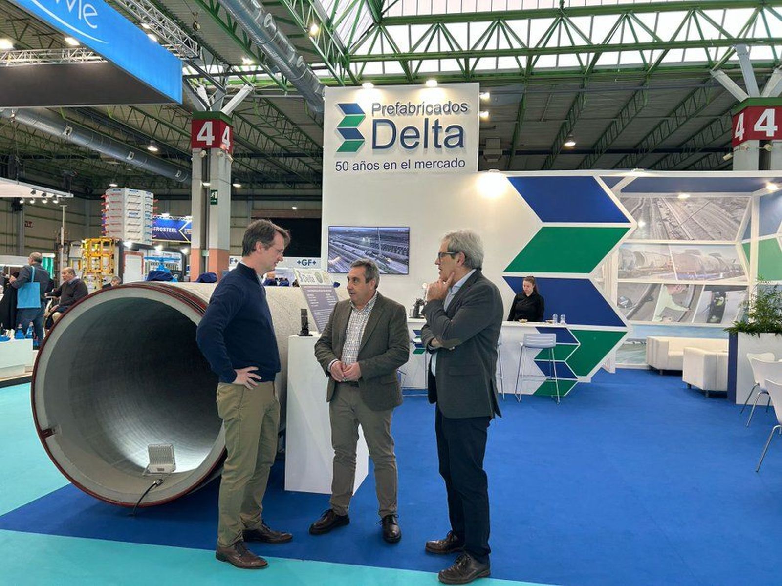 La Junta de Castilla y León reafirma su compromiso con la modernización de regadíos en la feria SMAGUA 2025. Foto: Junta CyL