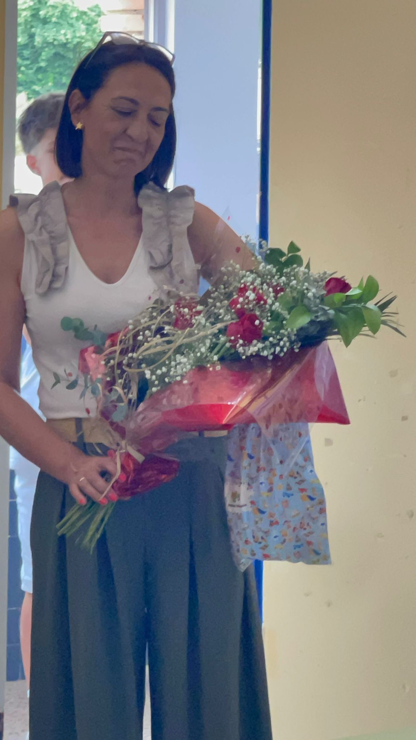 La directora del centro