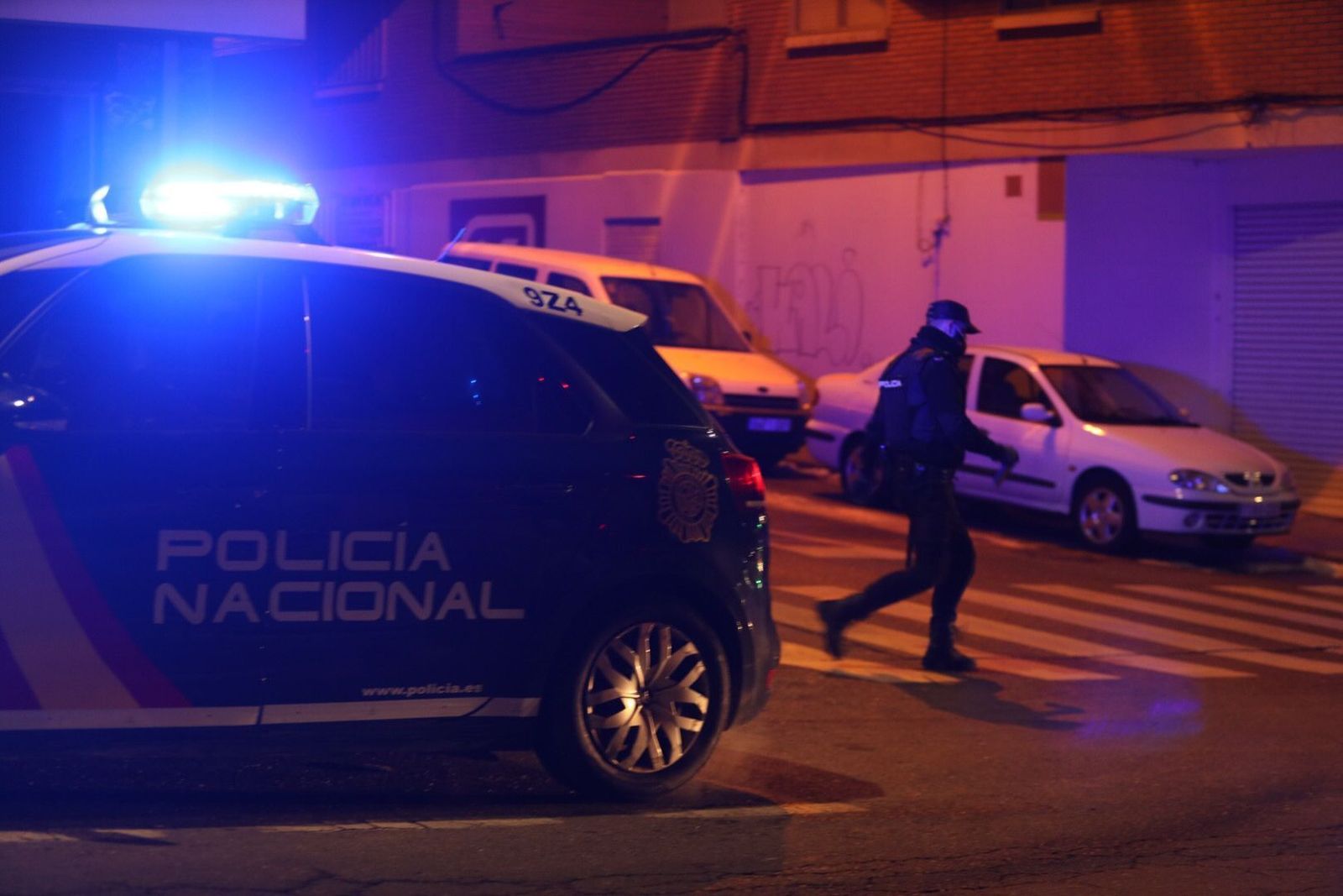 Coche de la Policía Nacional en Salamanca. Foto de archivo.