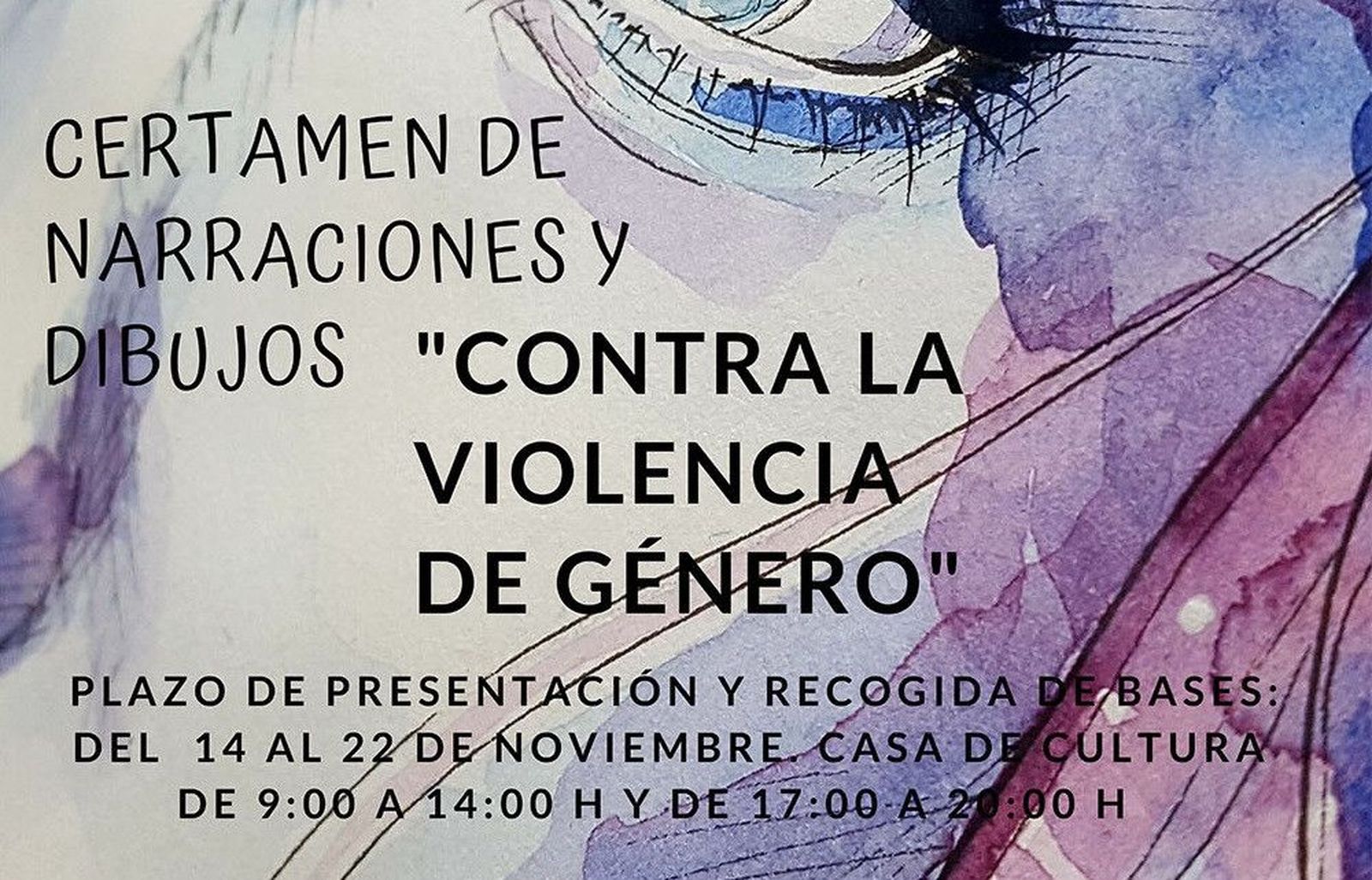 Cartel Certamen Narraciones y Dibujos